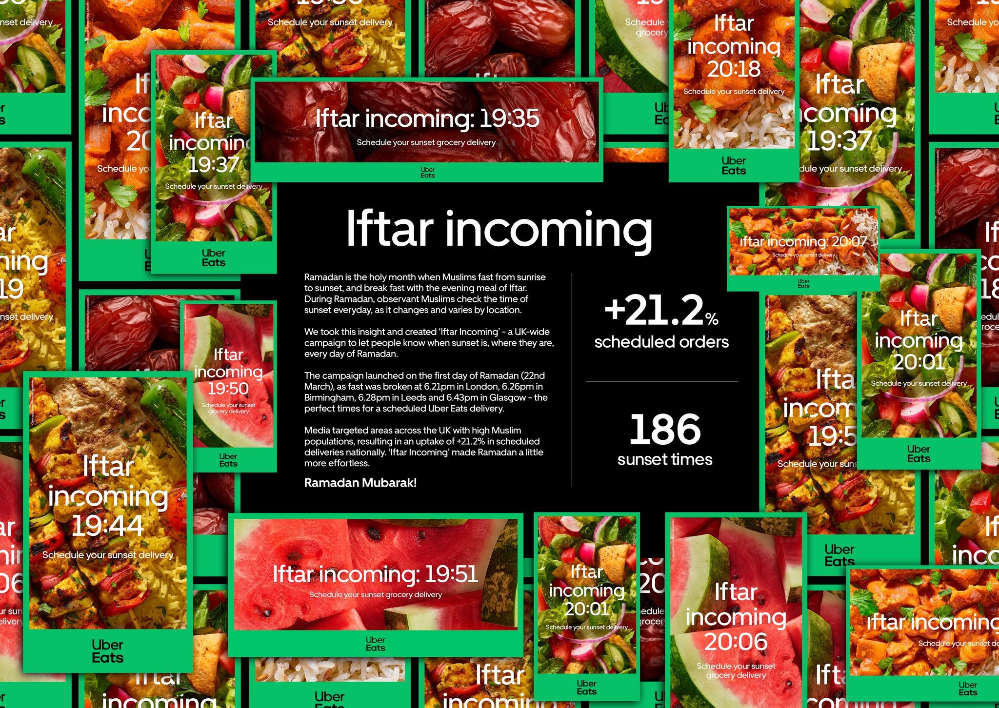 Uber Eats 'Iftar Incoming'