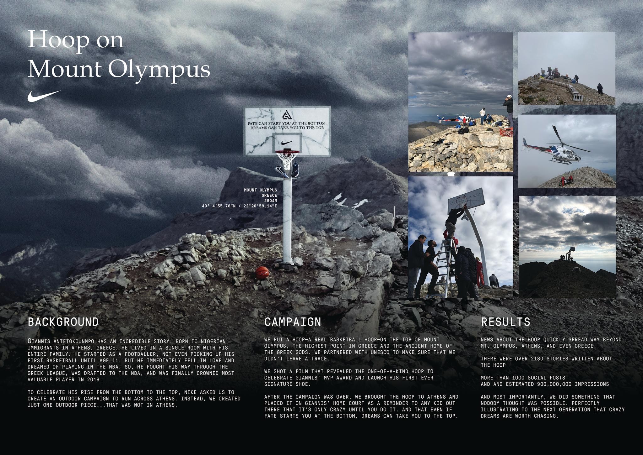 Hoop on Mount Olympus