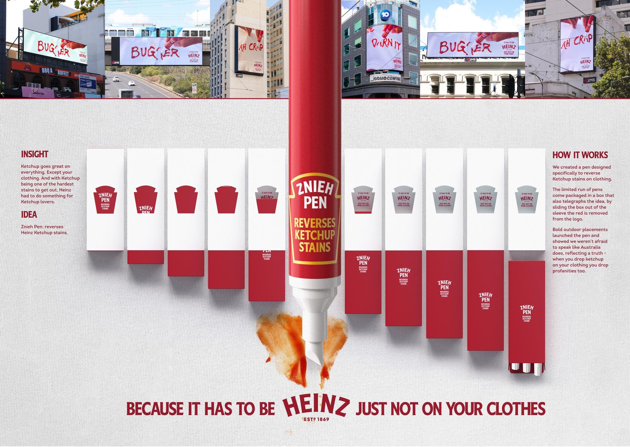 Znieh Pen - Reverses Heinz Ketchup Stains