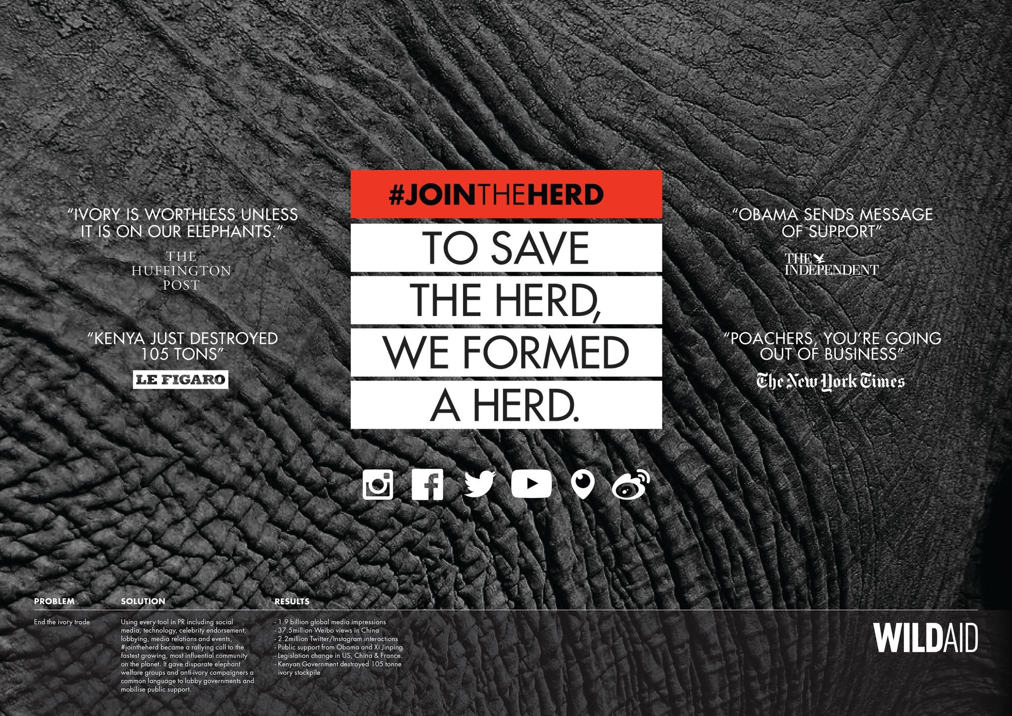 #JoinTheHerd:  using communications to fight the Ivory Trade and winning.