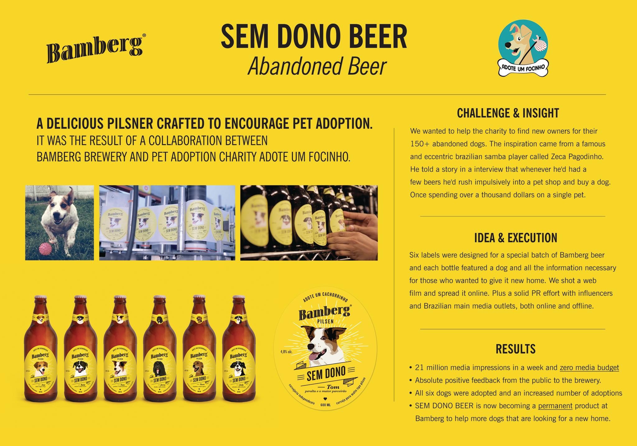 SEM DONO BEER (ABANDONED BEER)