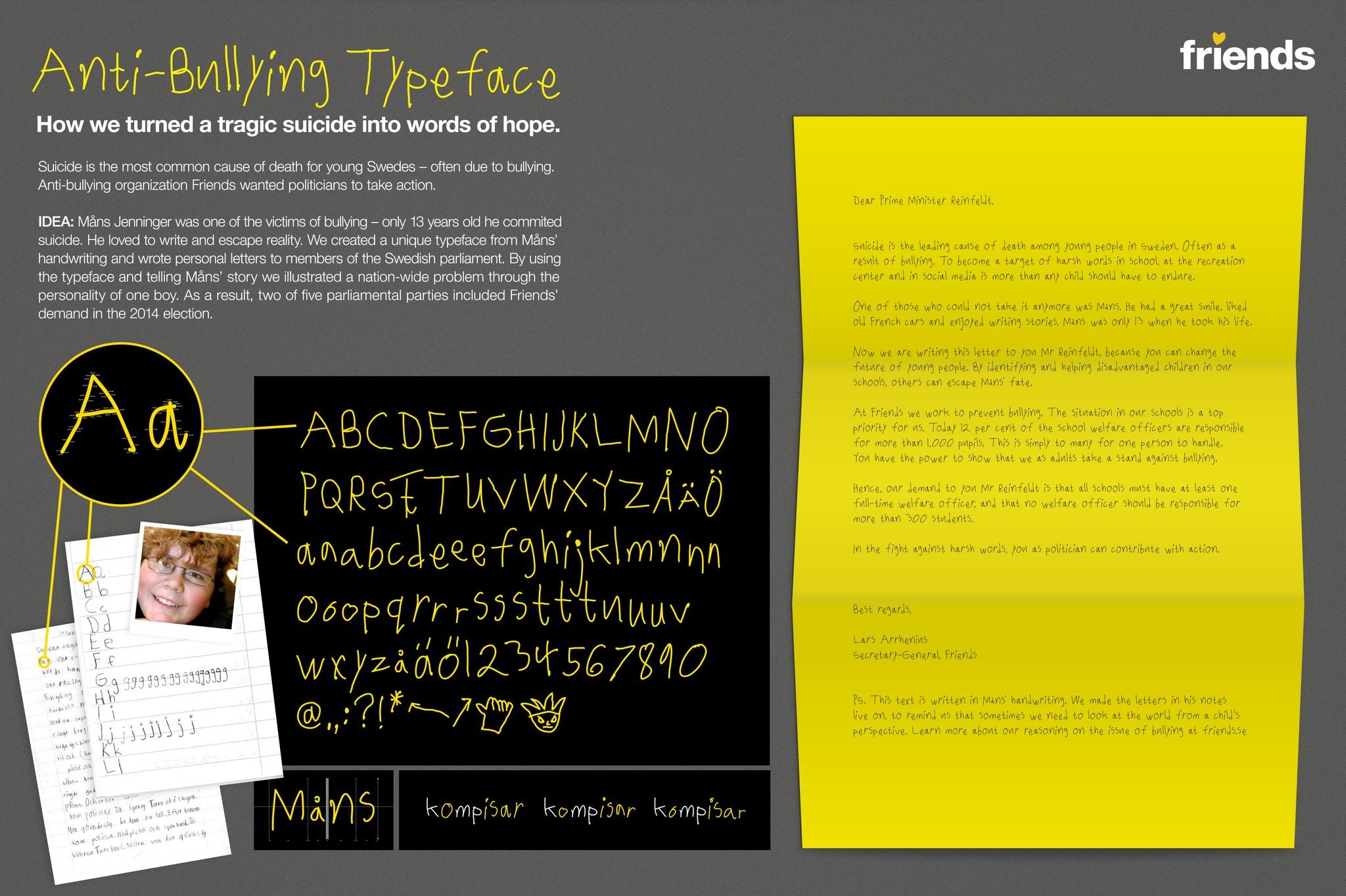 THE ANTI-BULLYING TYPEFACE