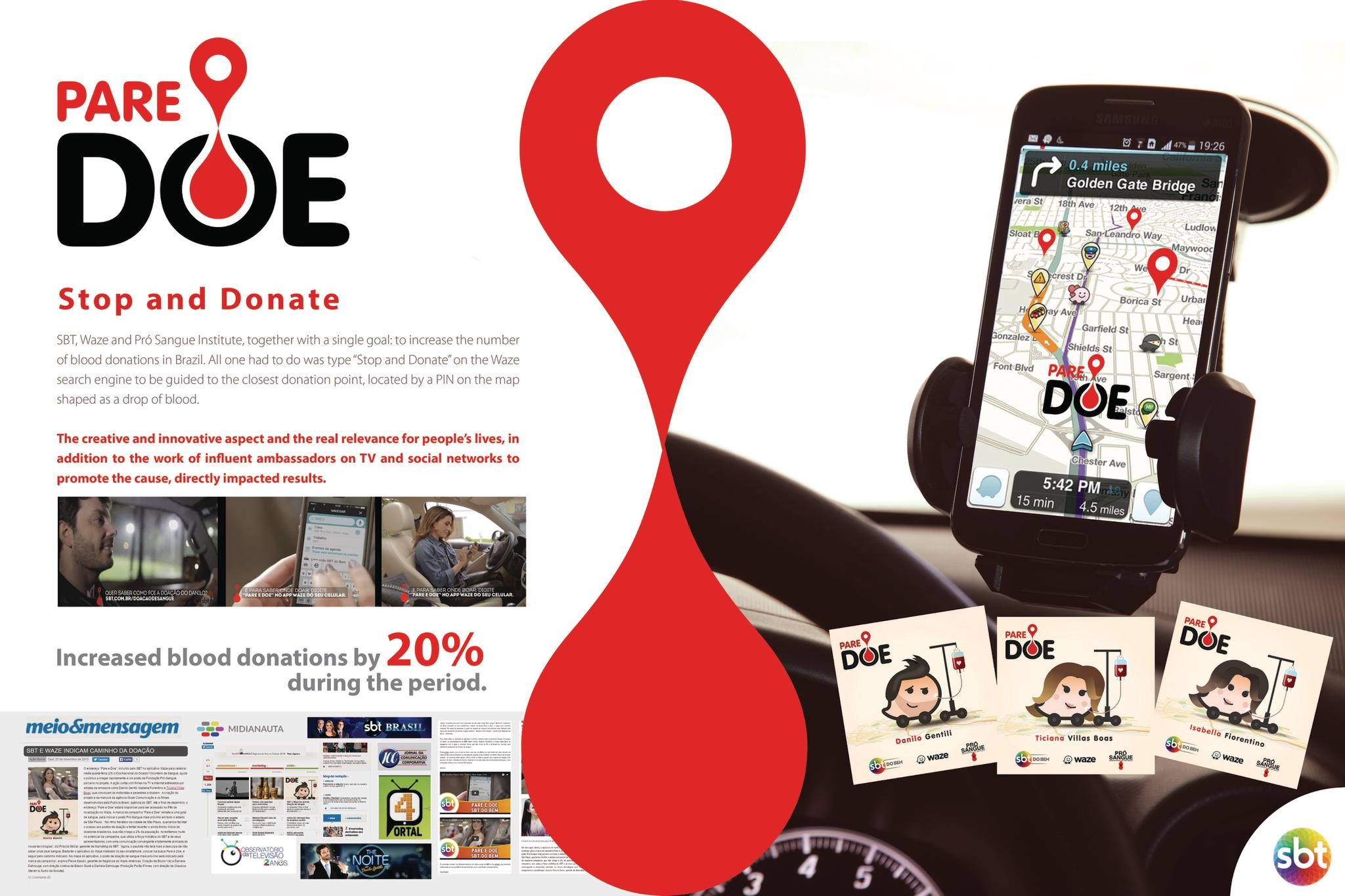 PARE E DOE/ STOP AND DONATE