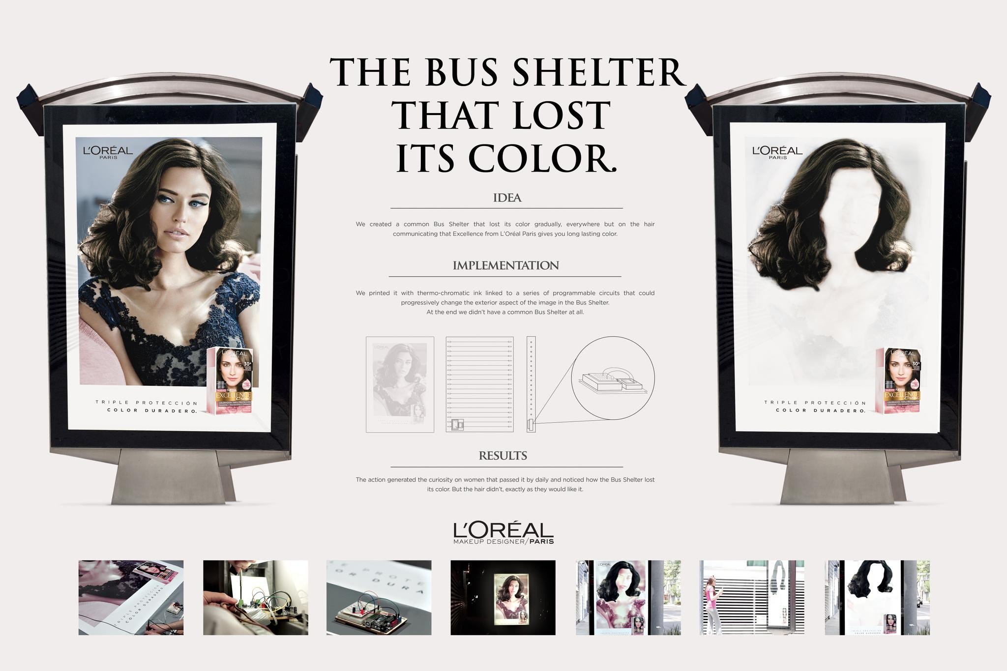 THE NO COLOR BUS SHELTER