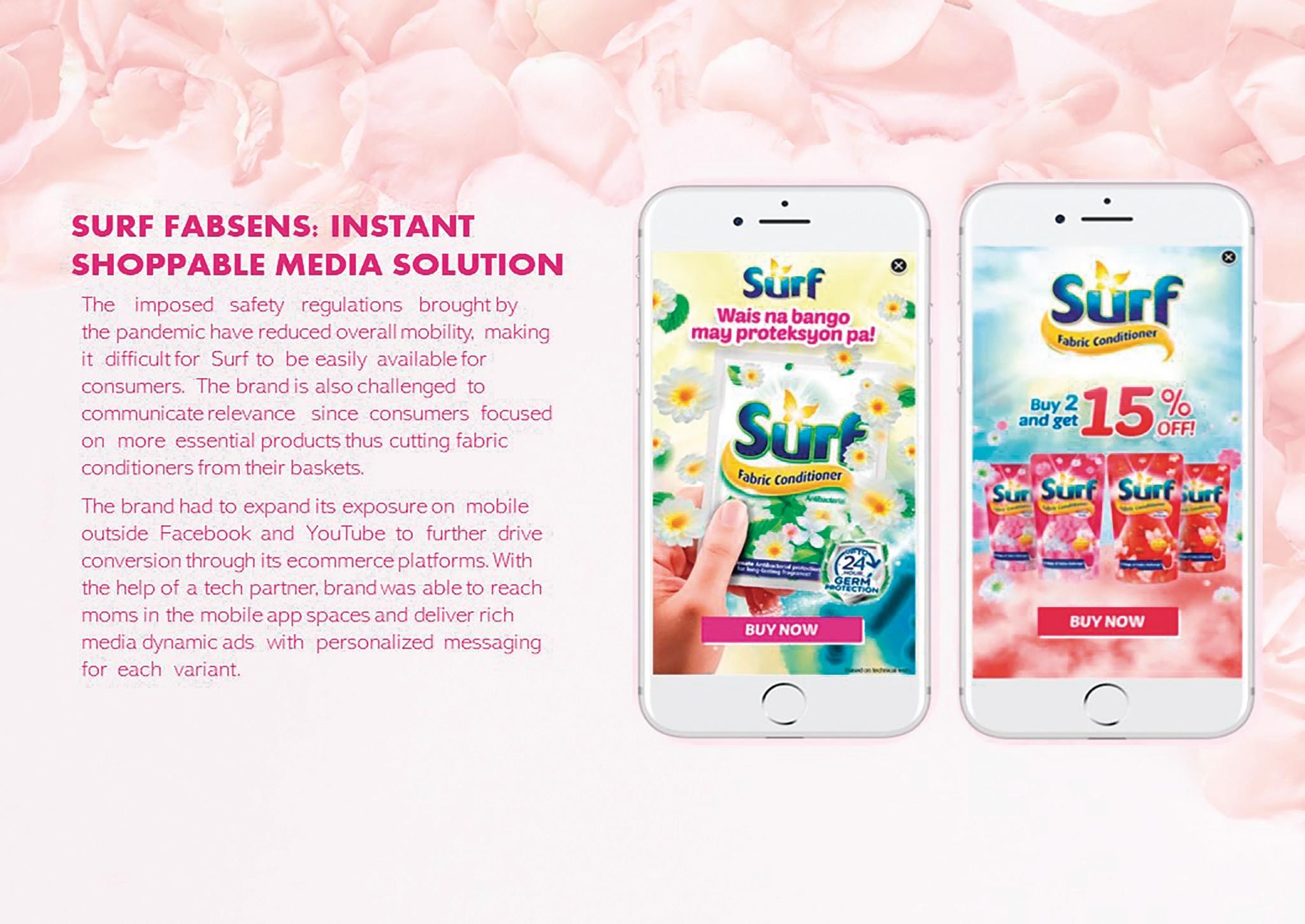 Surf Fabcon: Driving Conversions via Instant Shoppable Media