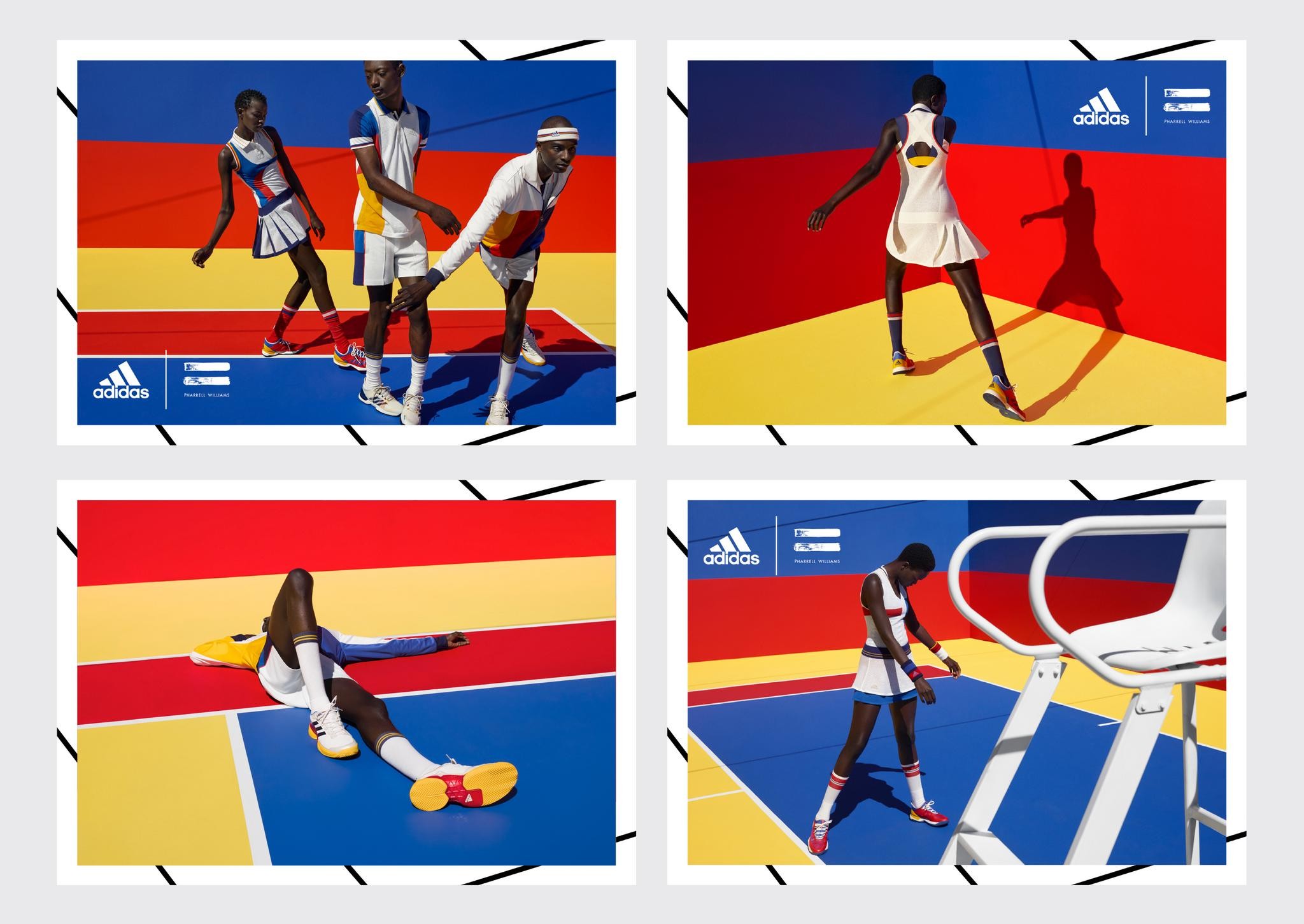 adidas Tennis Collection by Pharrell Williams Campaign THE WORK