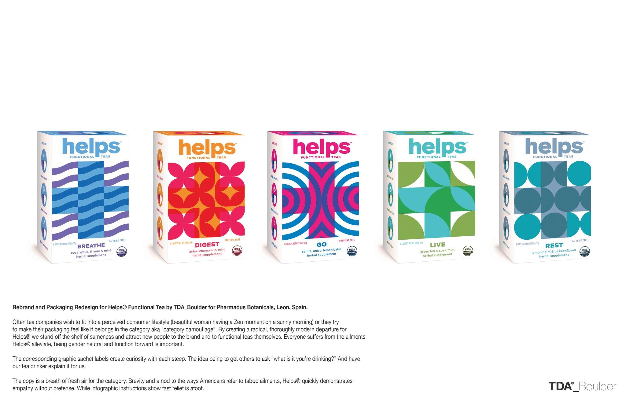 Helps® Teas Packaging Redesign