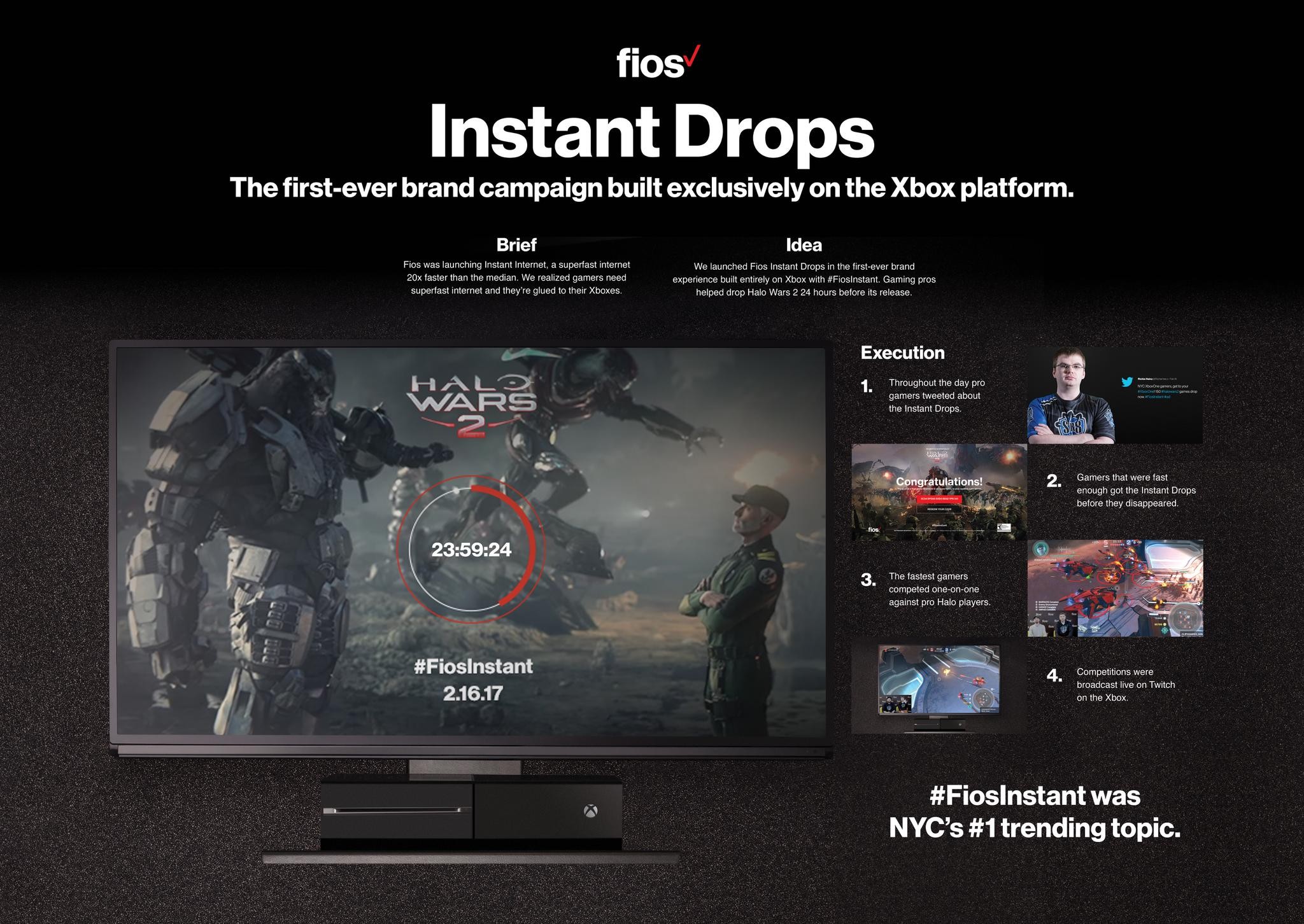 Fios Instant Drops with XBox