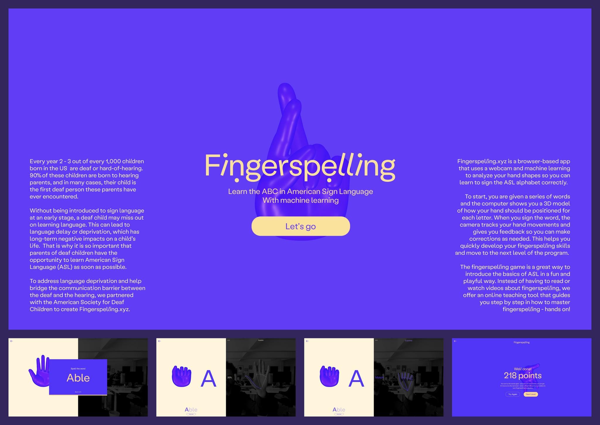 FINGERSPELLING WITH MACHINE LEARNING
