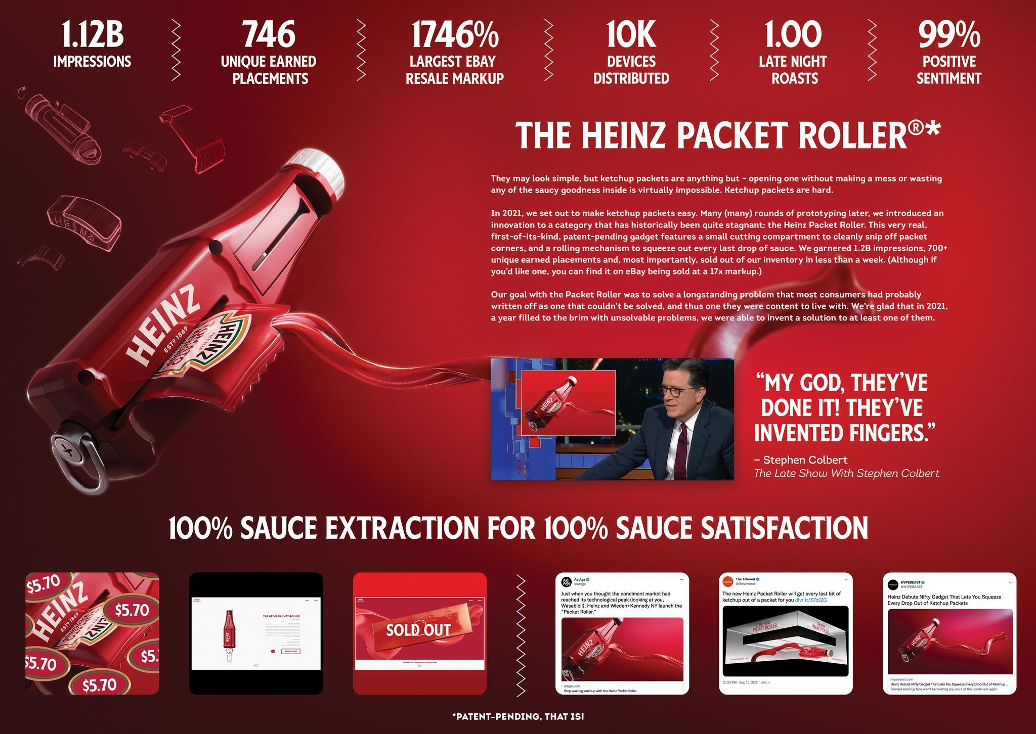 Heinz: Packet Roller
