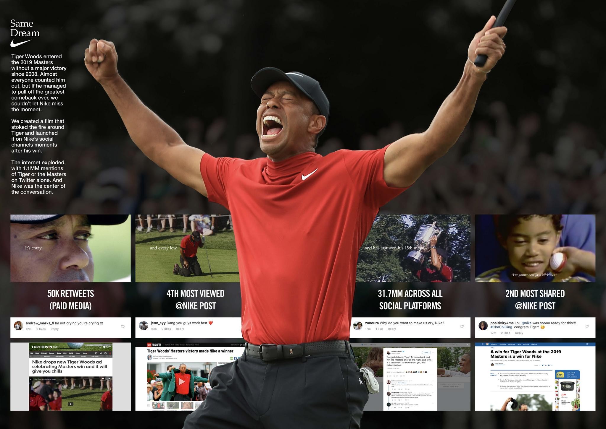 Nike - Tiger Woods: Same Dream