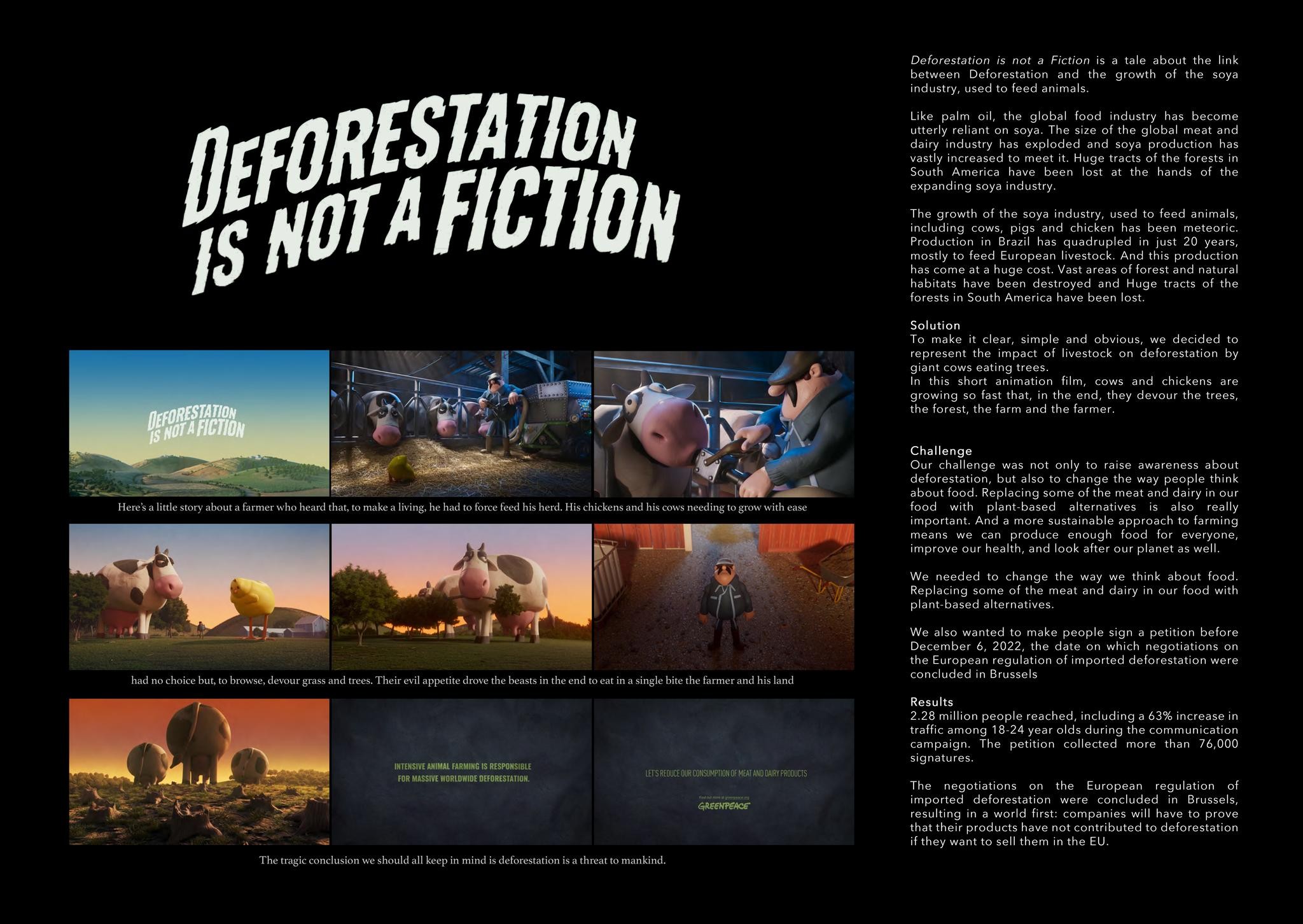 DEFORESTATION IS NOT A FICTION