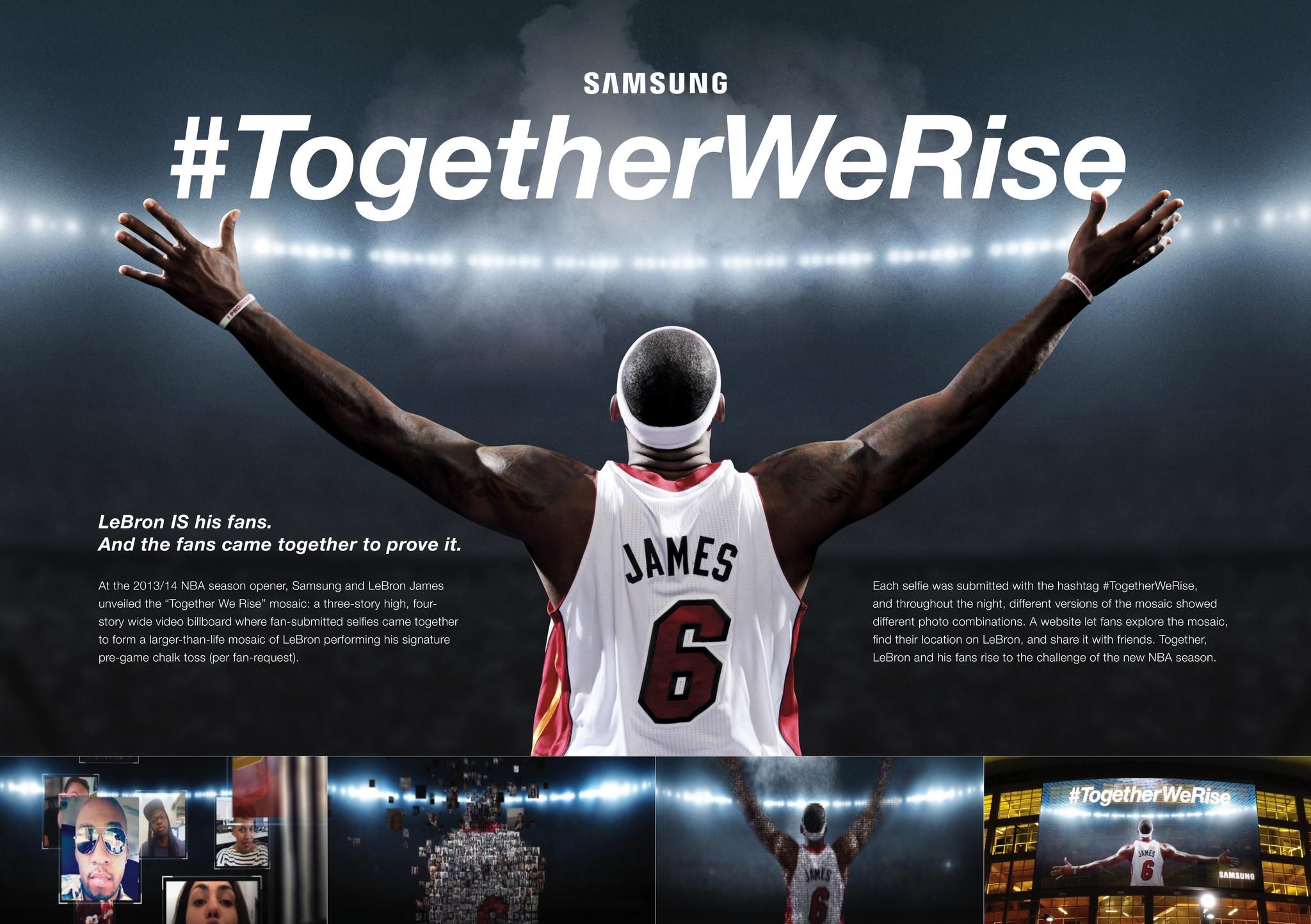 LEBRON TOGETHER WE RISE MOSAIC