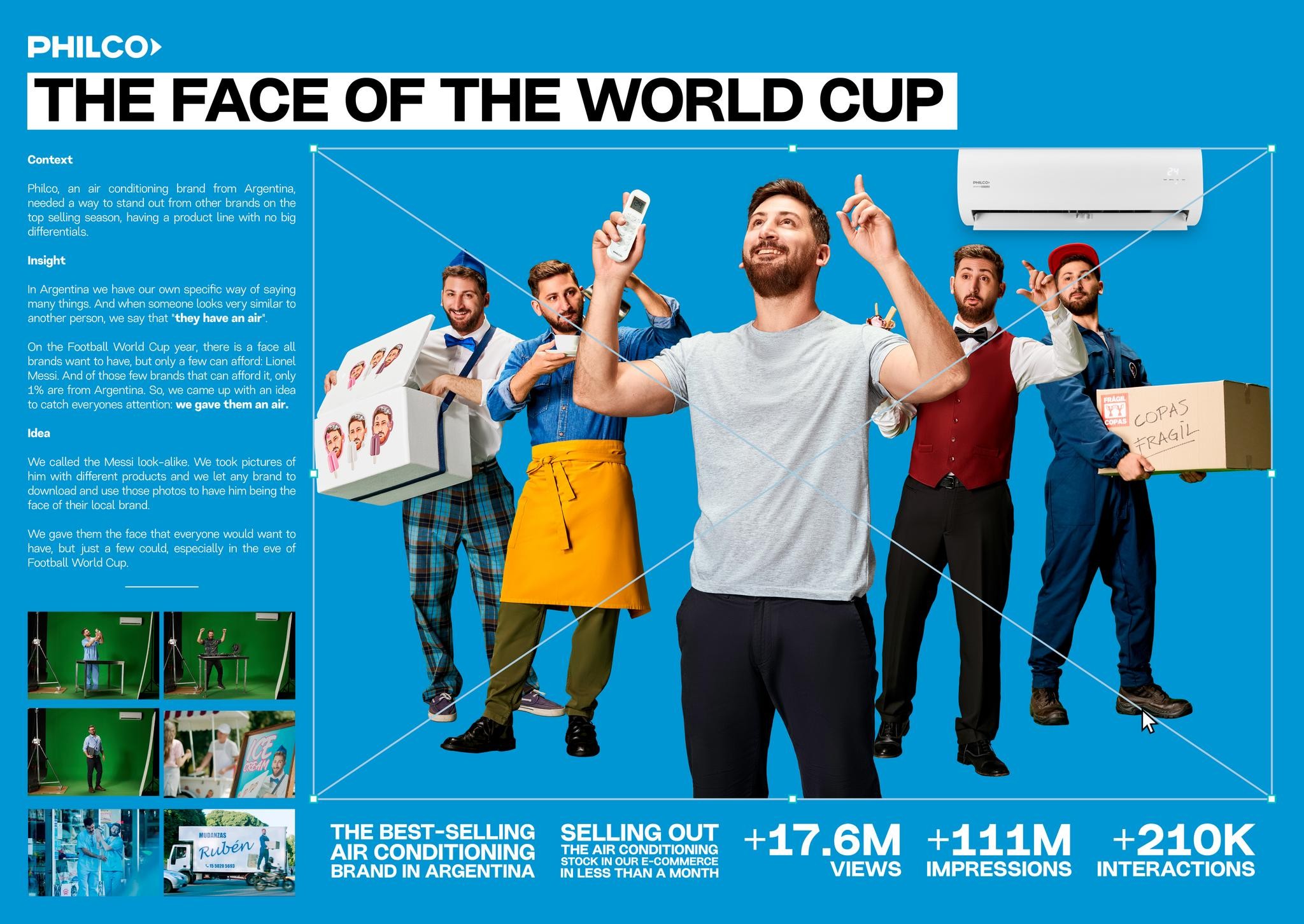 The face of the world cup