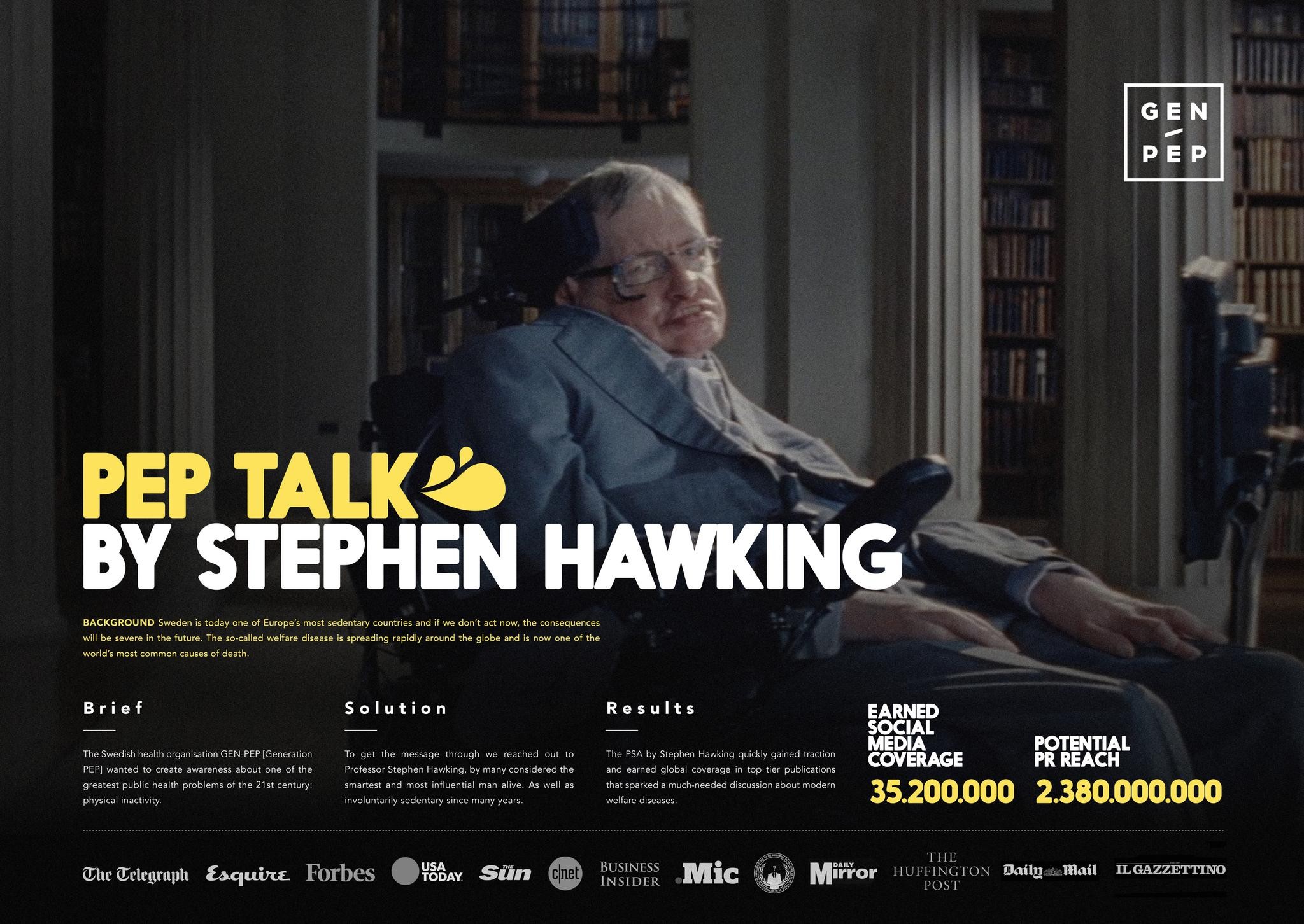 Pep Talk by Stephen Hawking