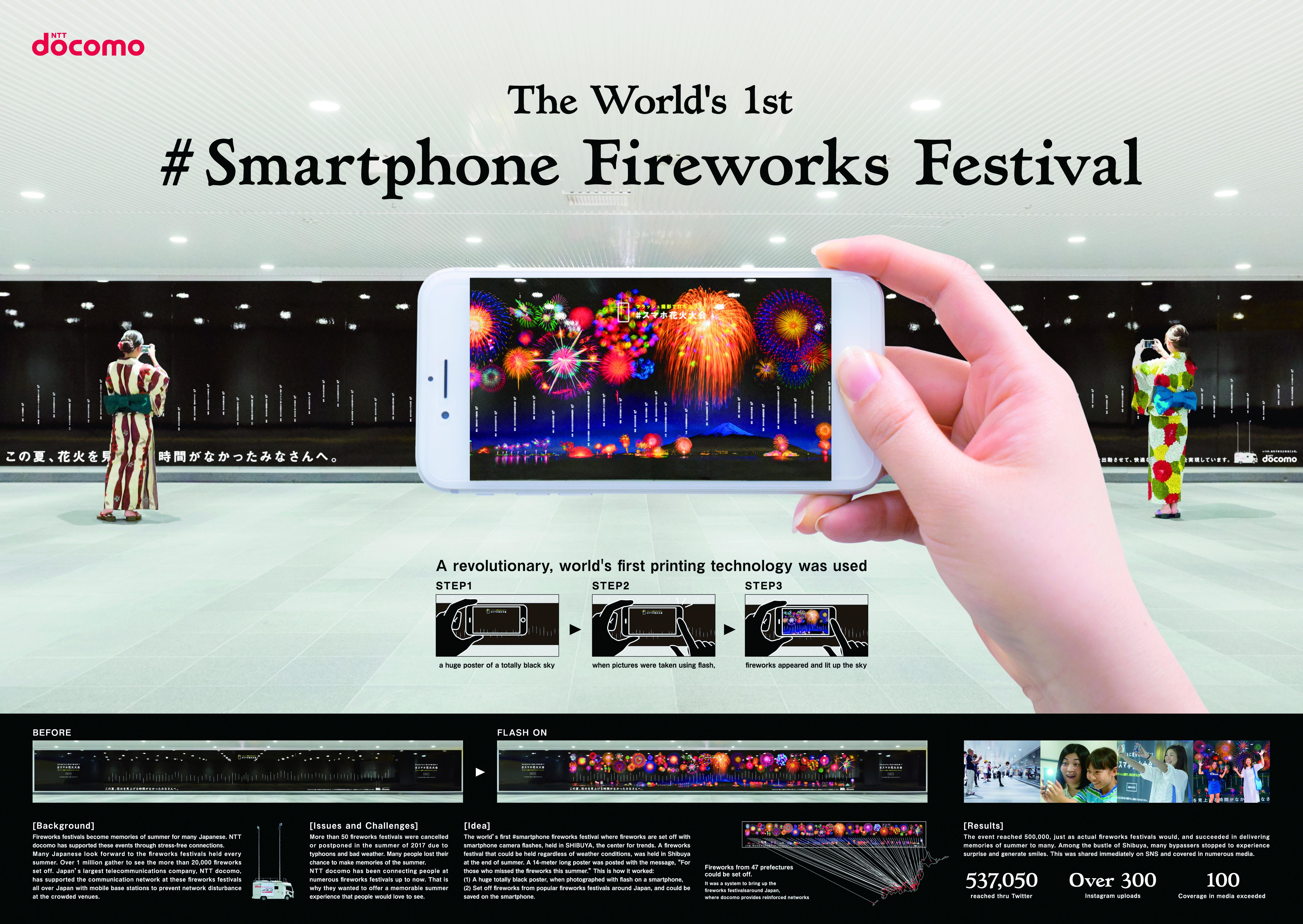 The world's 1st  #smartphone fireworks festival