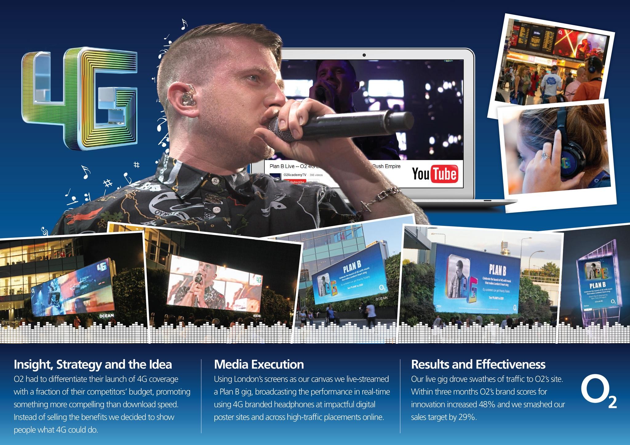 LAUNCHING 4G: ROCKING OUT LONDON WITH THE WORLD’S FIRST LIVE-STREAMED 4G GIG