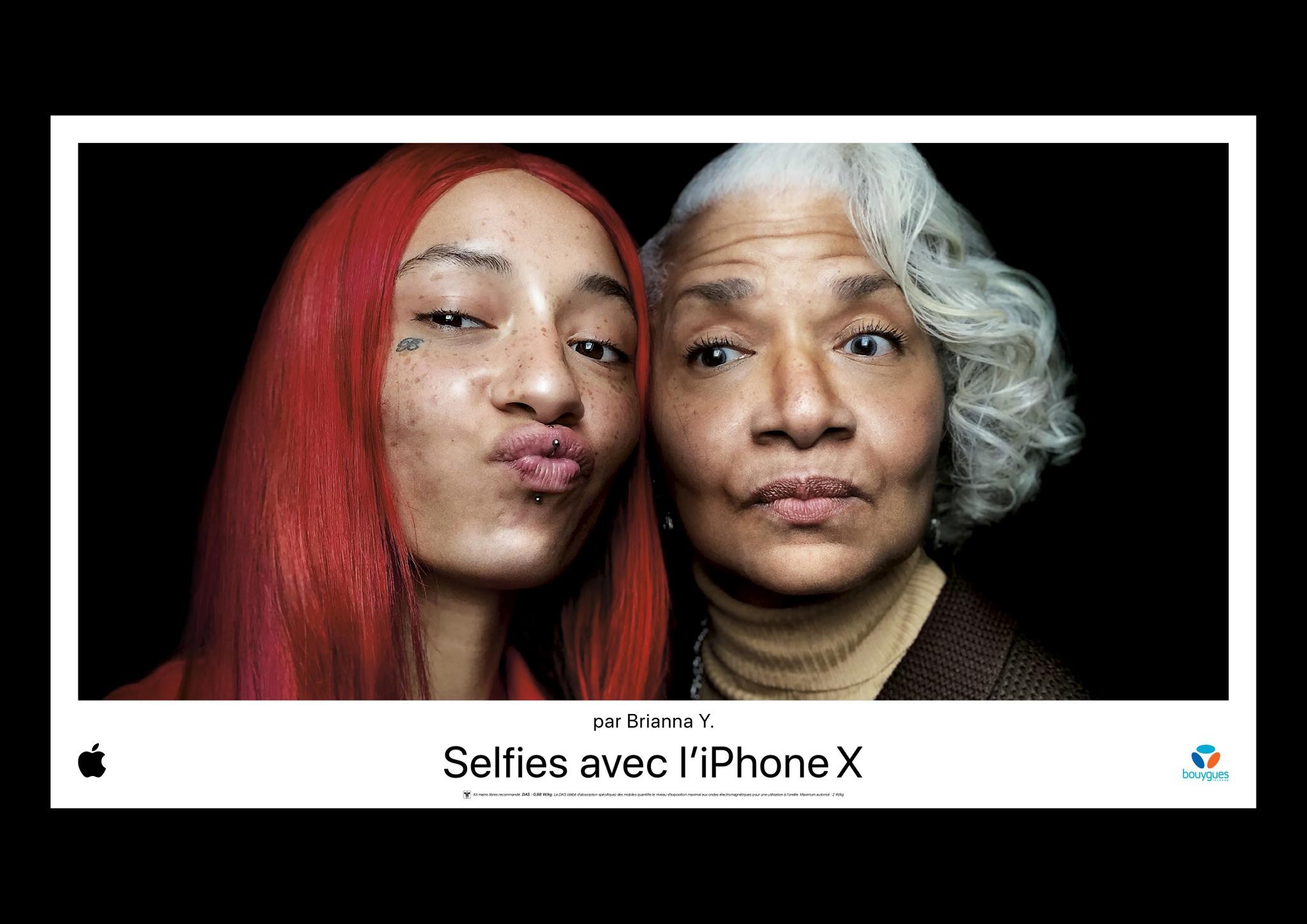 Selfies on iPhone X