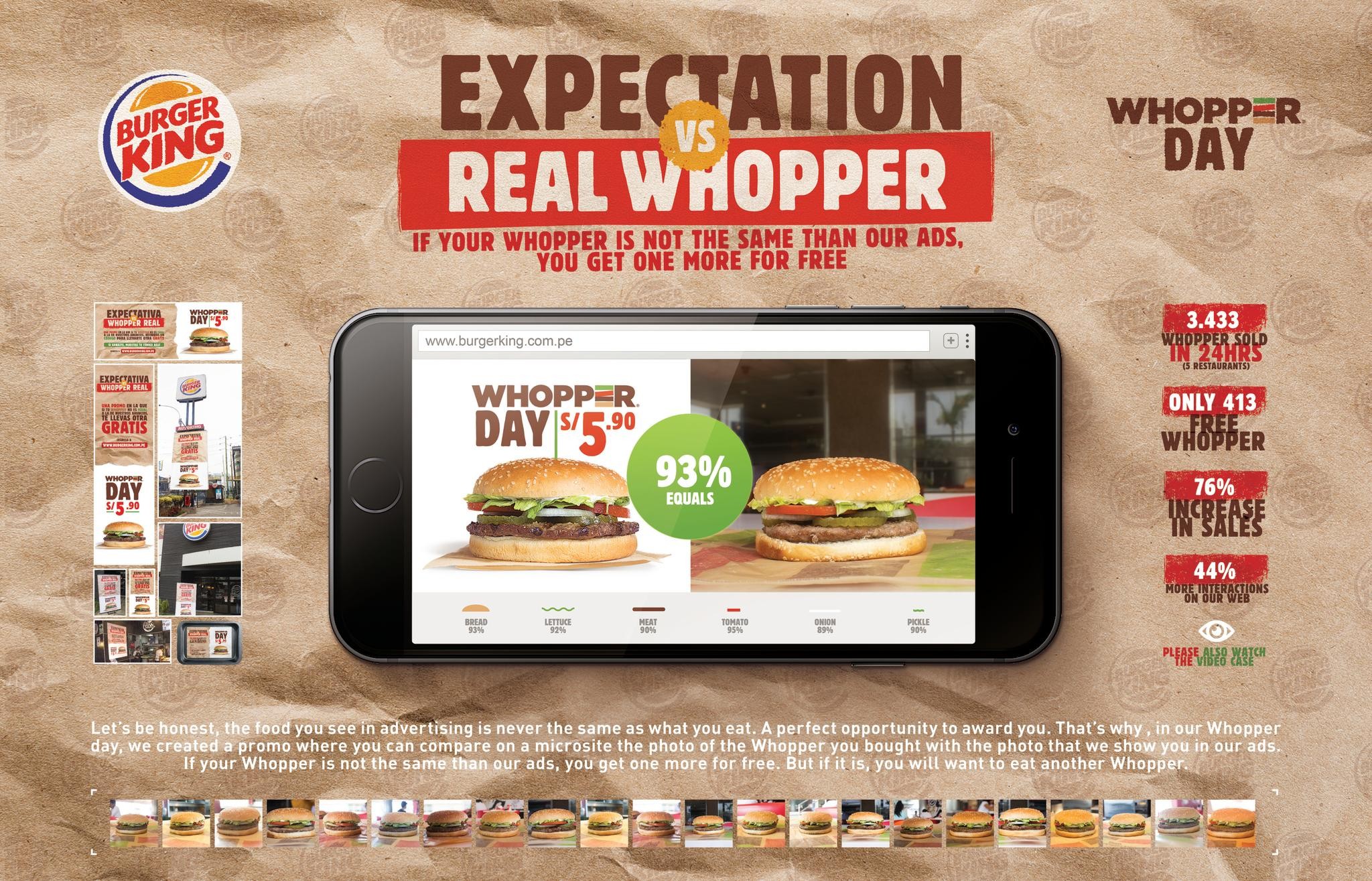 EXPECTATION VS REAL WHOPPER