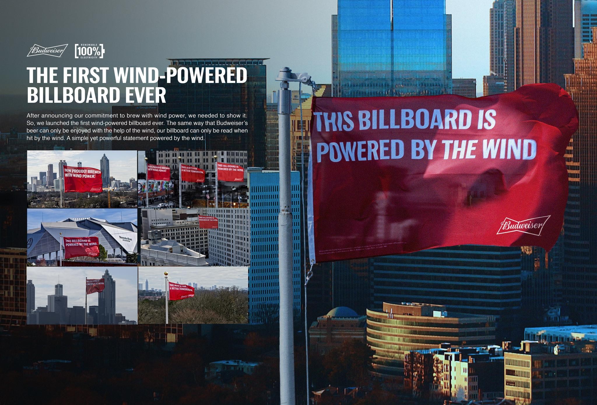 First Ever Wind-Powered Billboards