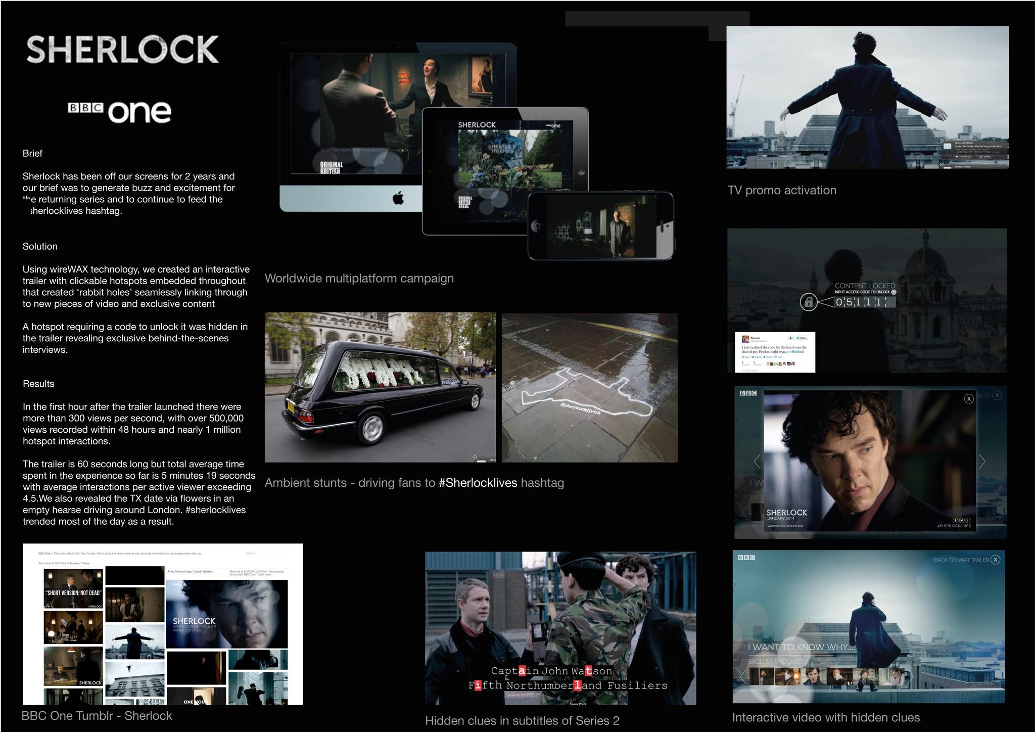 SHERLOCK LIVES | Campaign | THE WORK