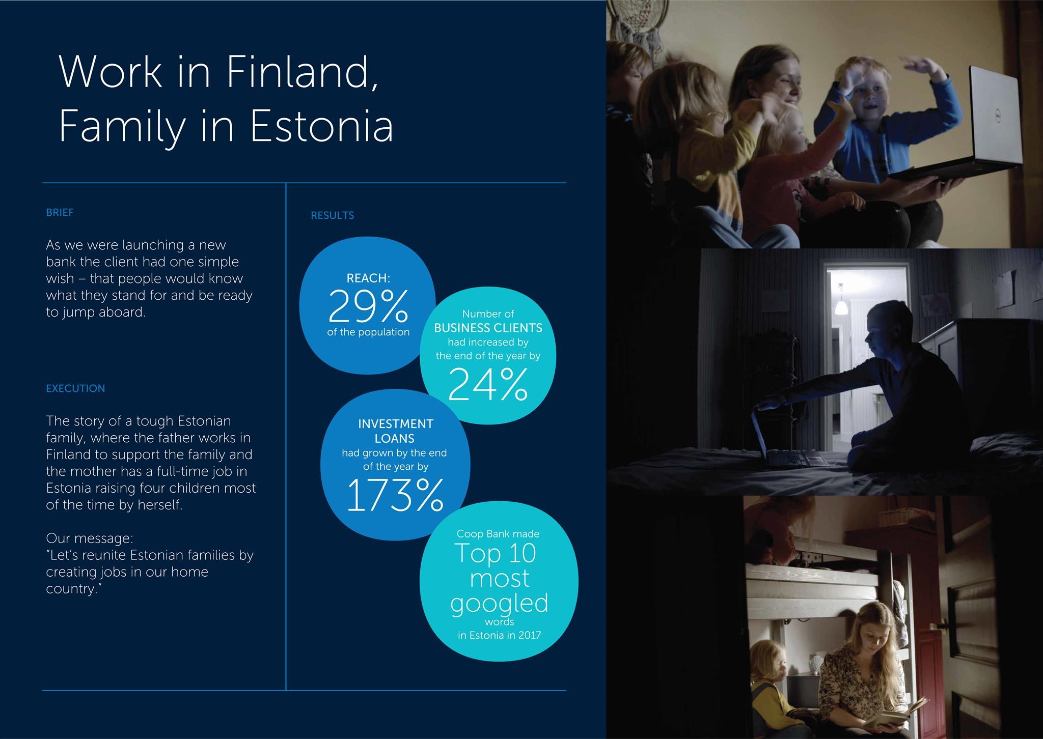 Work in Finland, Family in Estonia