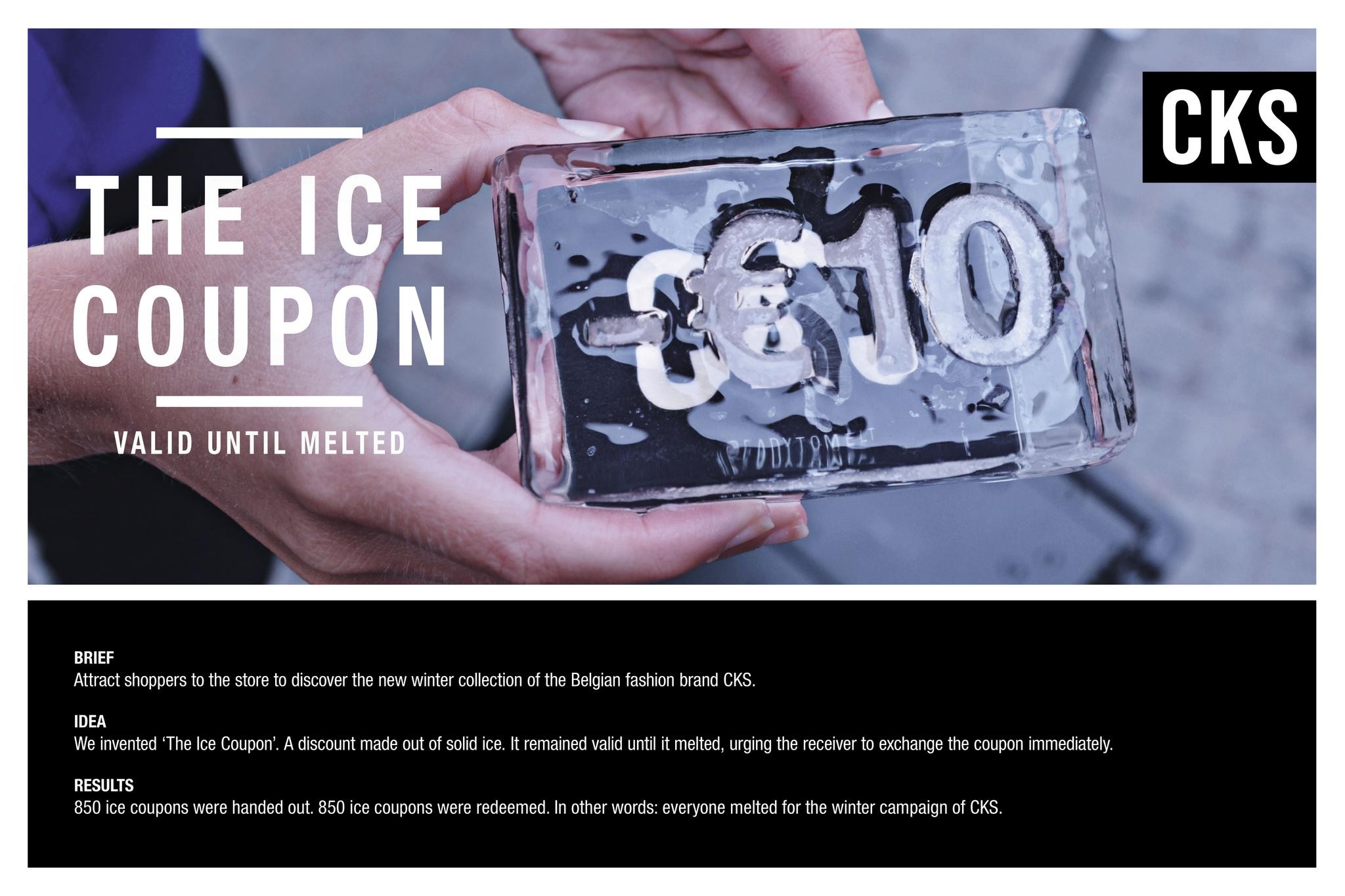 THE ICE COUPON