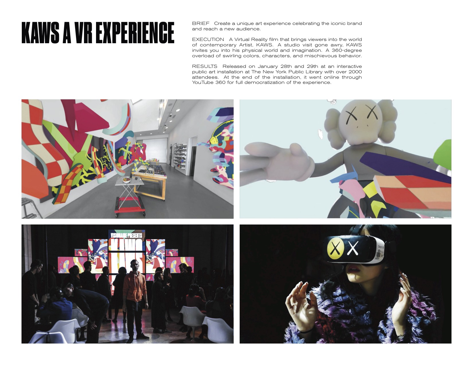 Visionaire Presents Kaws a VR Experience