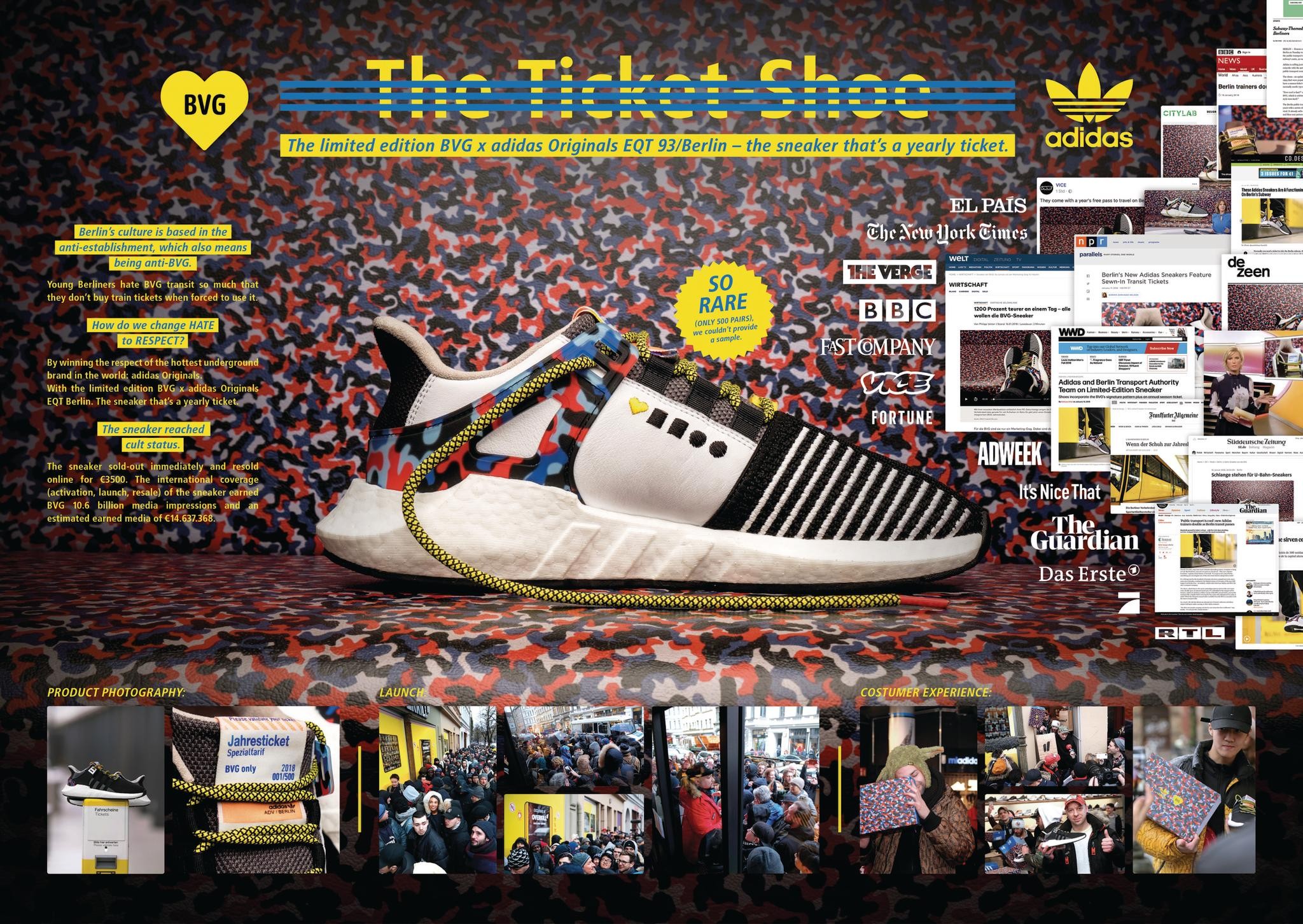 BVG x adidas The ticket shoe Campaign THE WORK