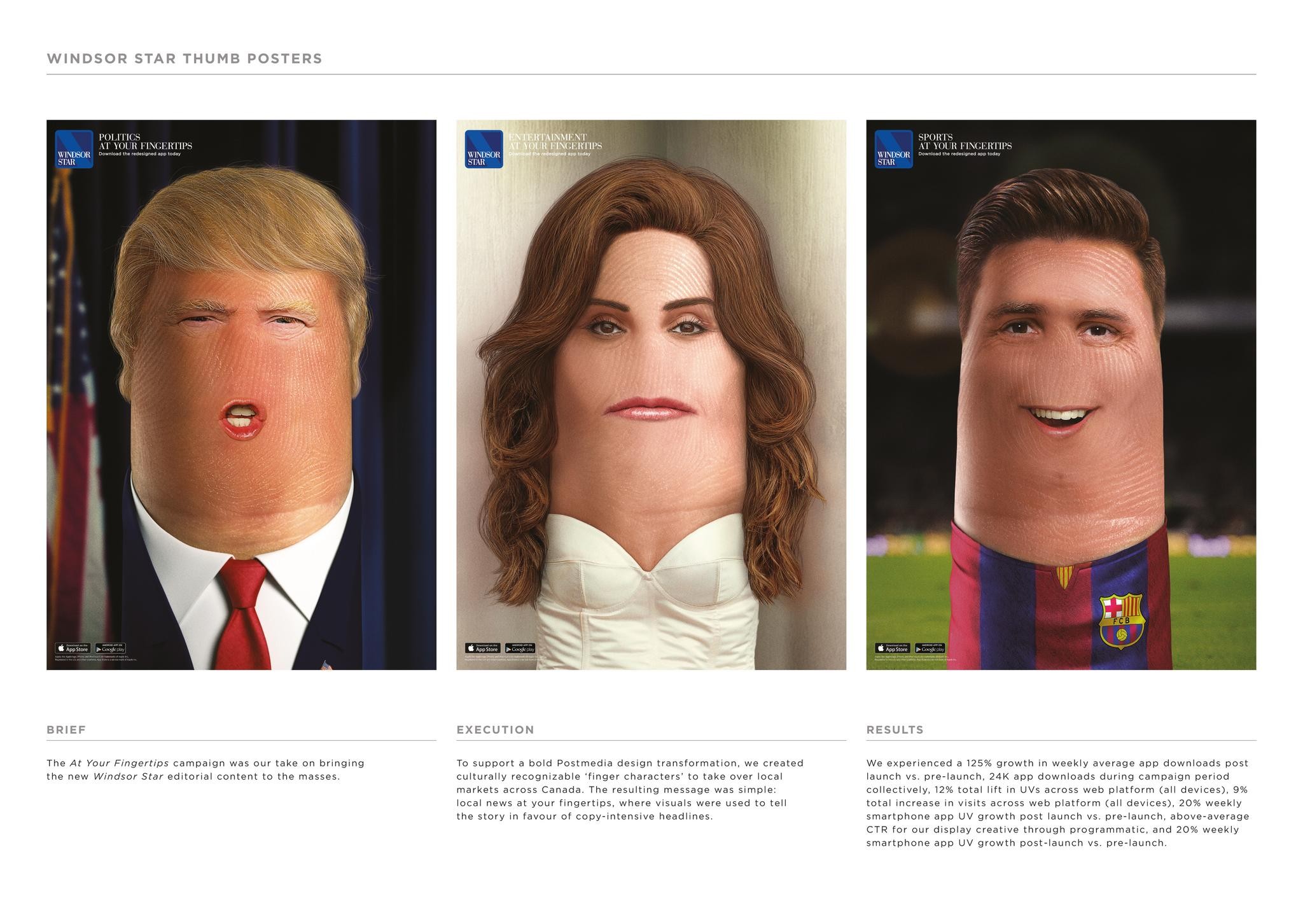 At Your Fingertips ("Trump", "Jenner", "Messi")