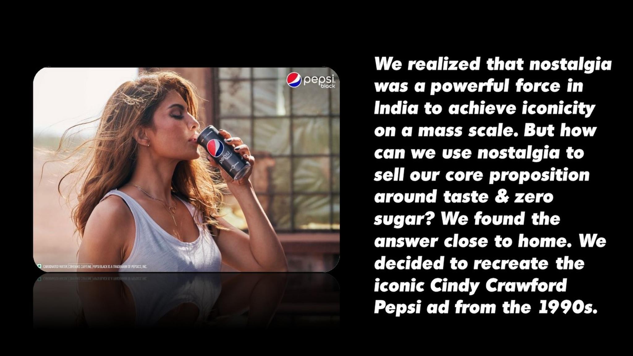 Pepsi Black Thematic