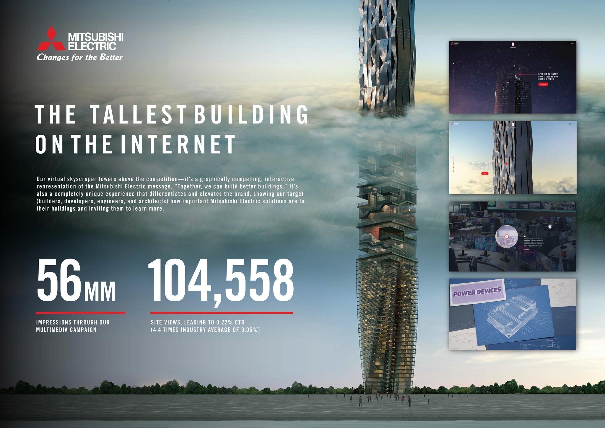 TALLEST BUILDING ON THE INTERNET