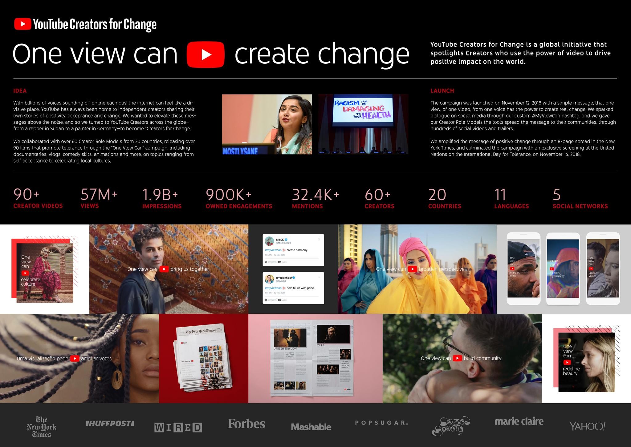 YouTube Creators for Change