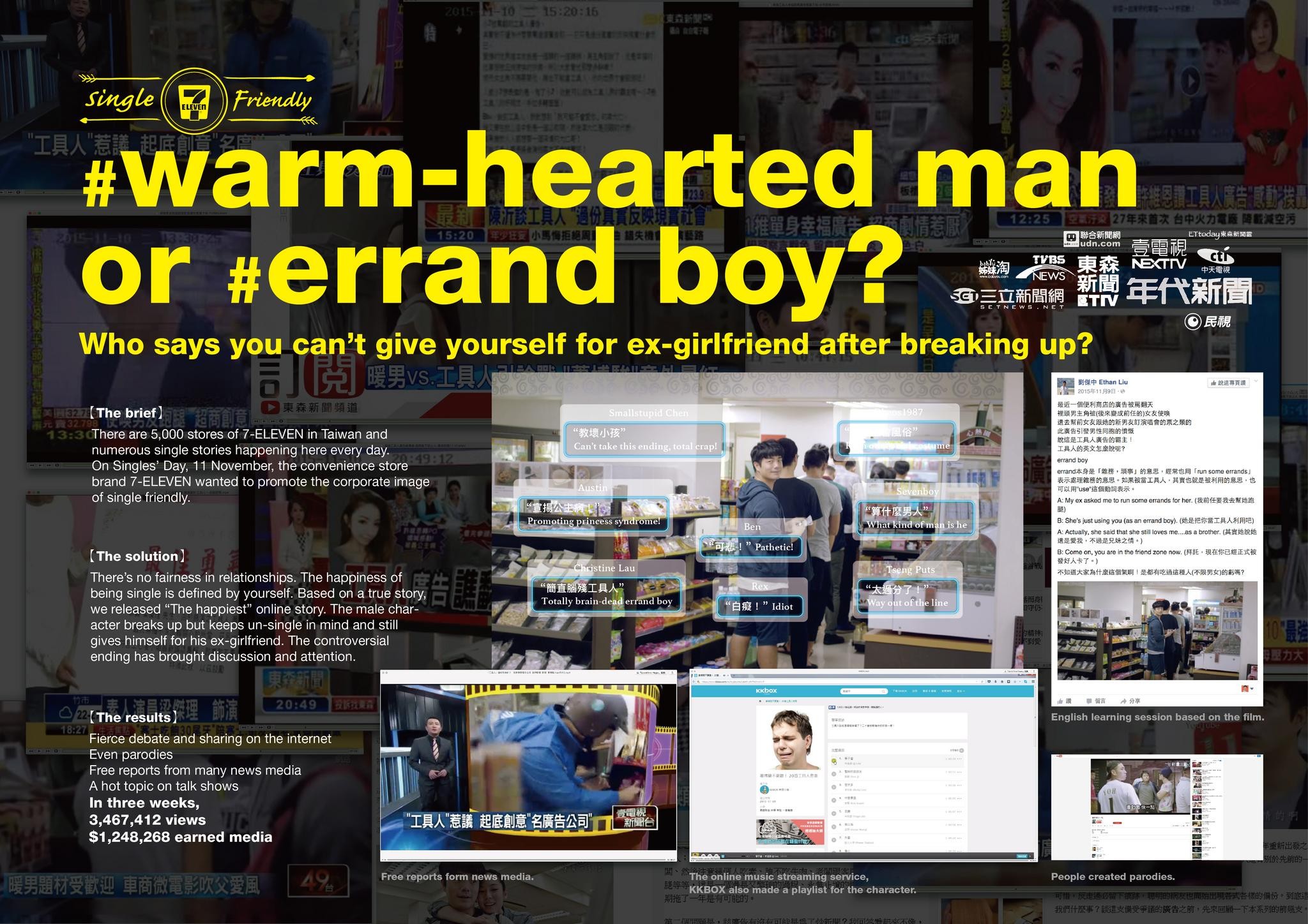 Warm-hearted man or errand boy?