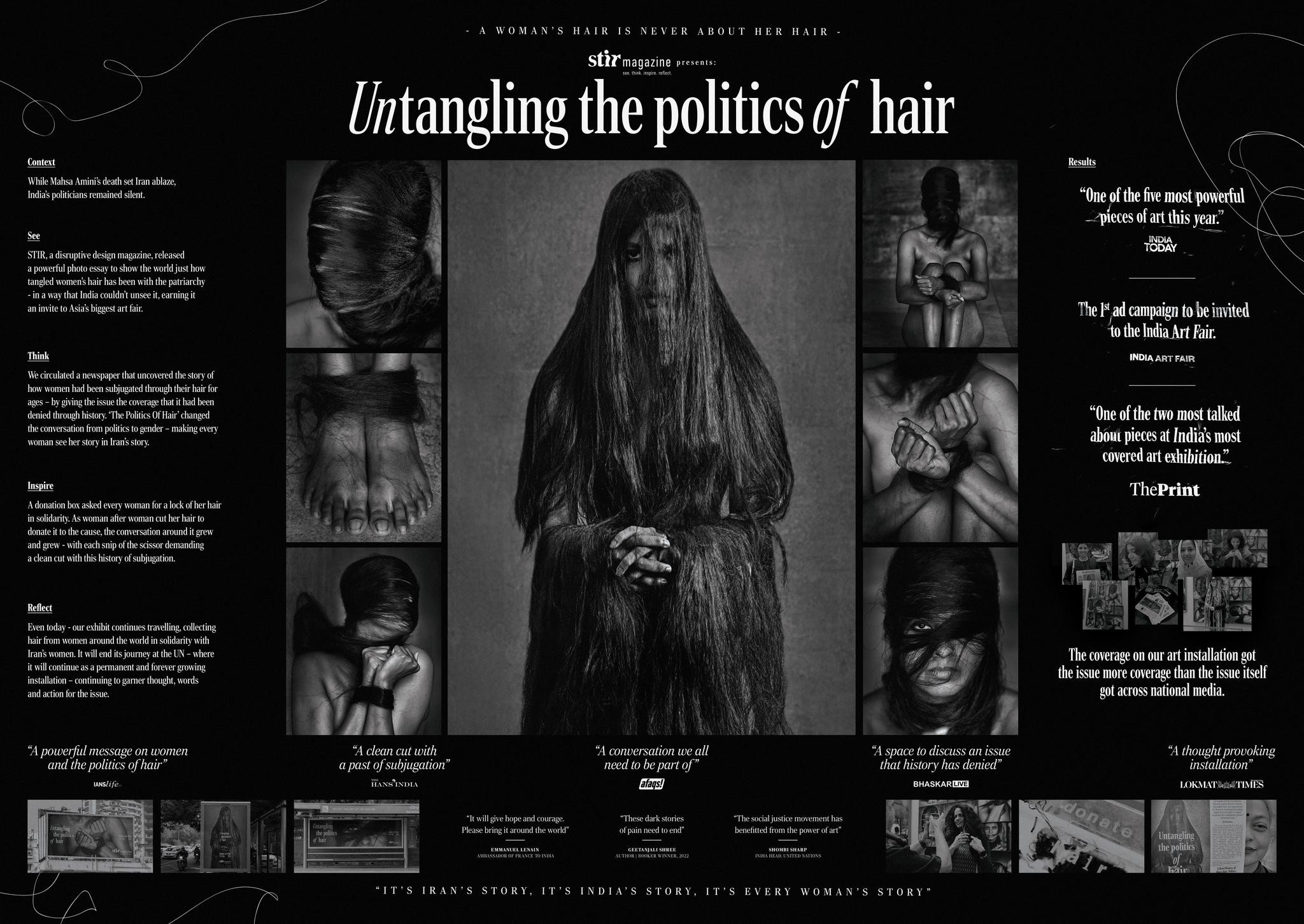 Untangling the Politics of Hair | STIR | FCB India, Gurugram