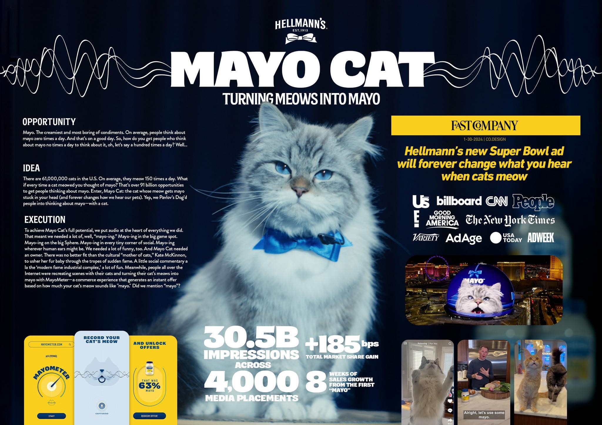 Hellmann's Mayo Cat