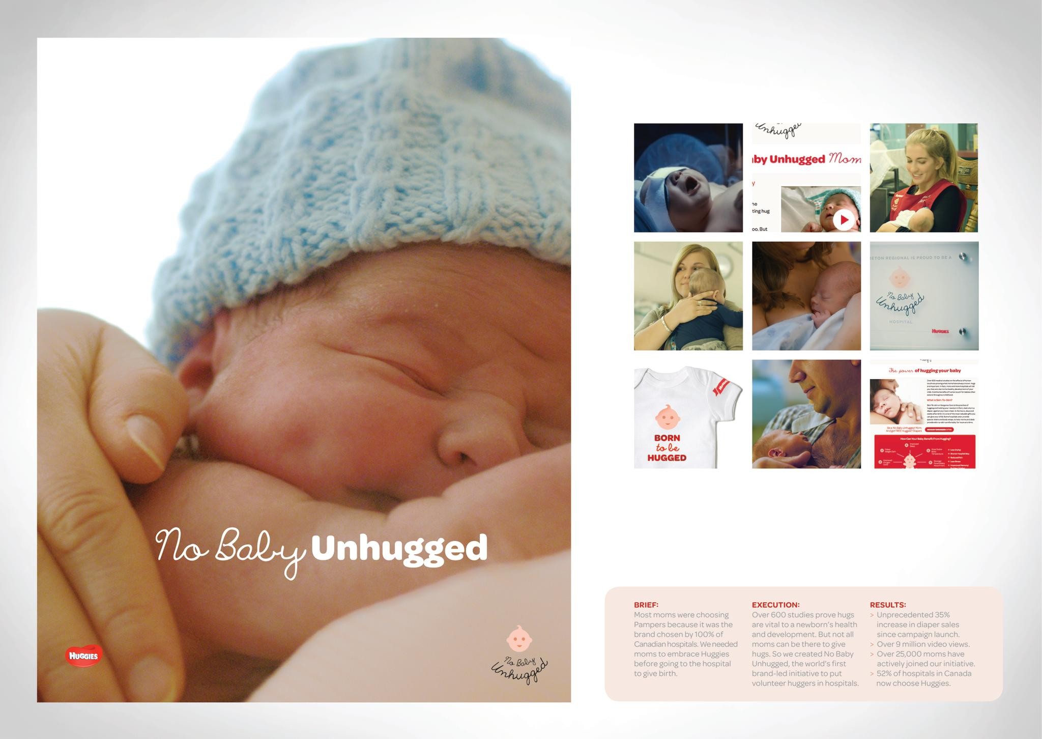 Huggies no baby hot sale unhugged free diapers