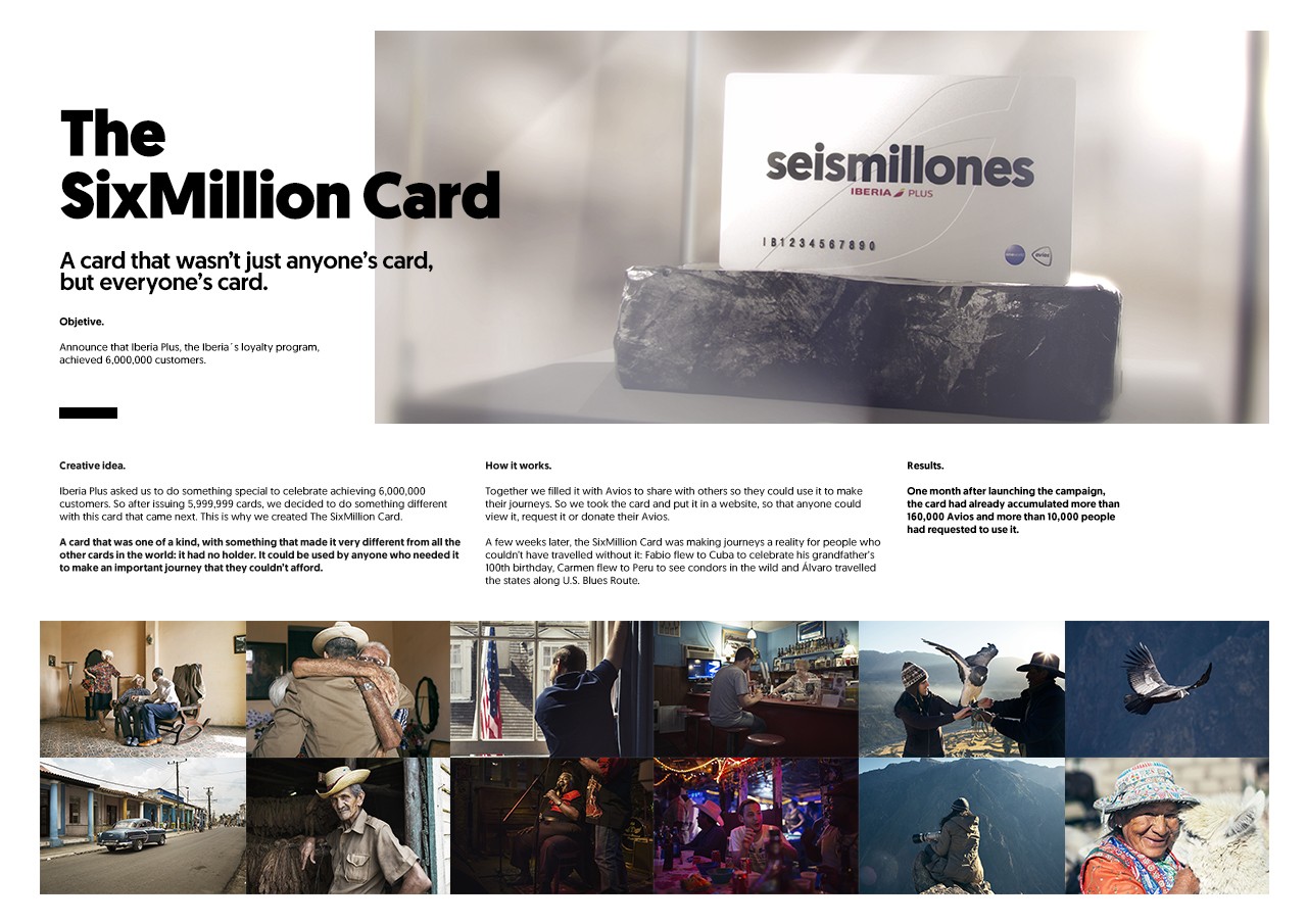 THE SIXMILLION CARD