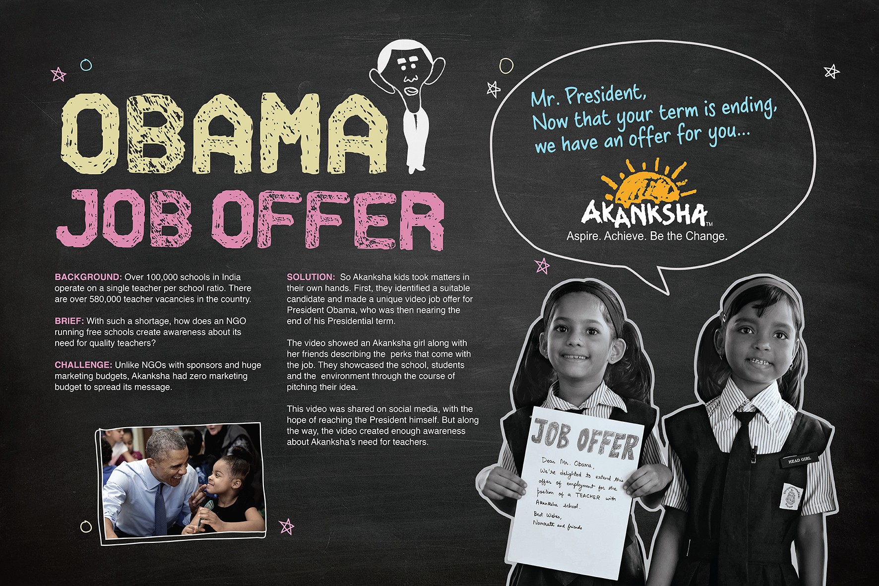 Obama Job Offer | Campaign | THE WORK