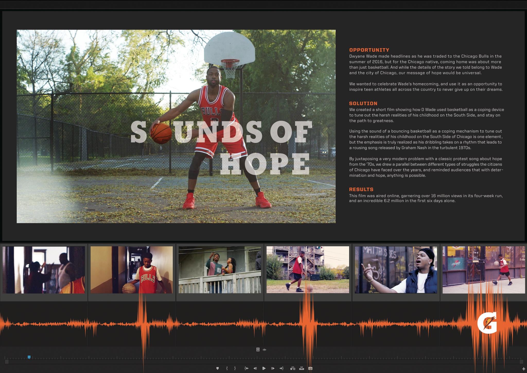 Dwayne Wade | Sounds of Hope | Gatorade