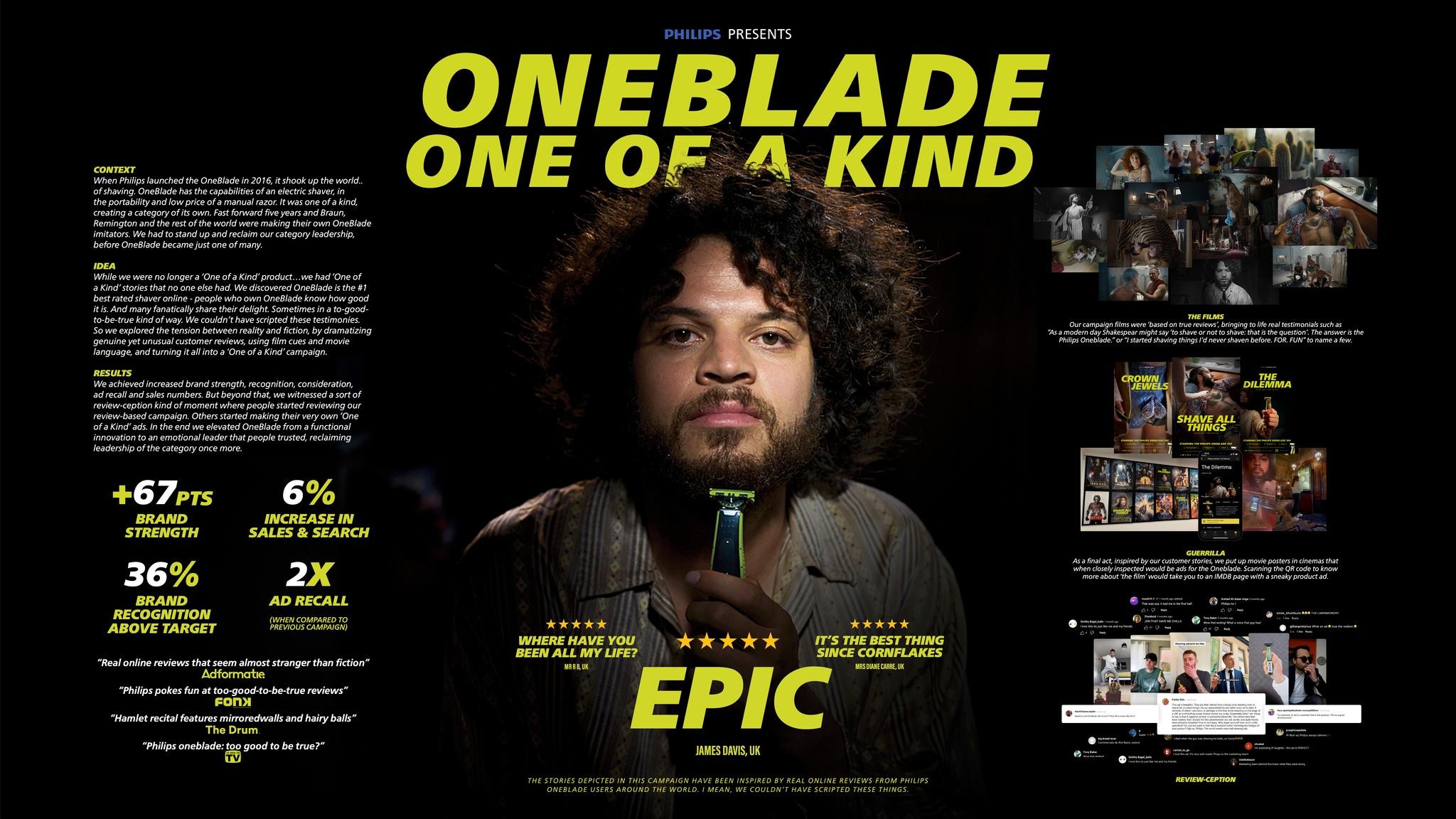 OneBlade, One of a Kind