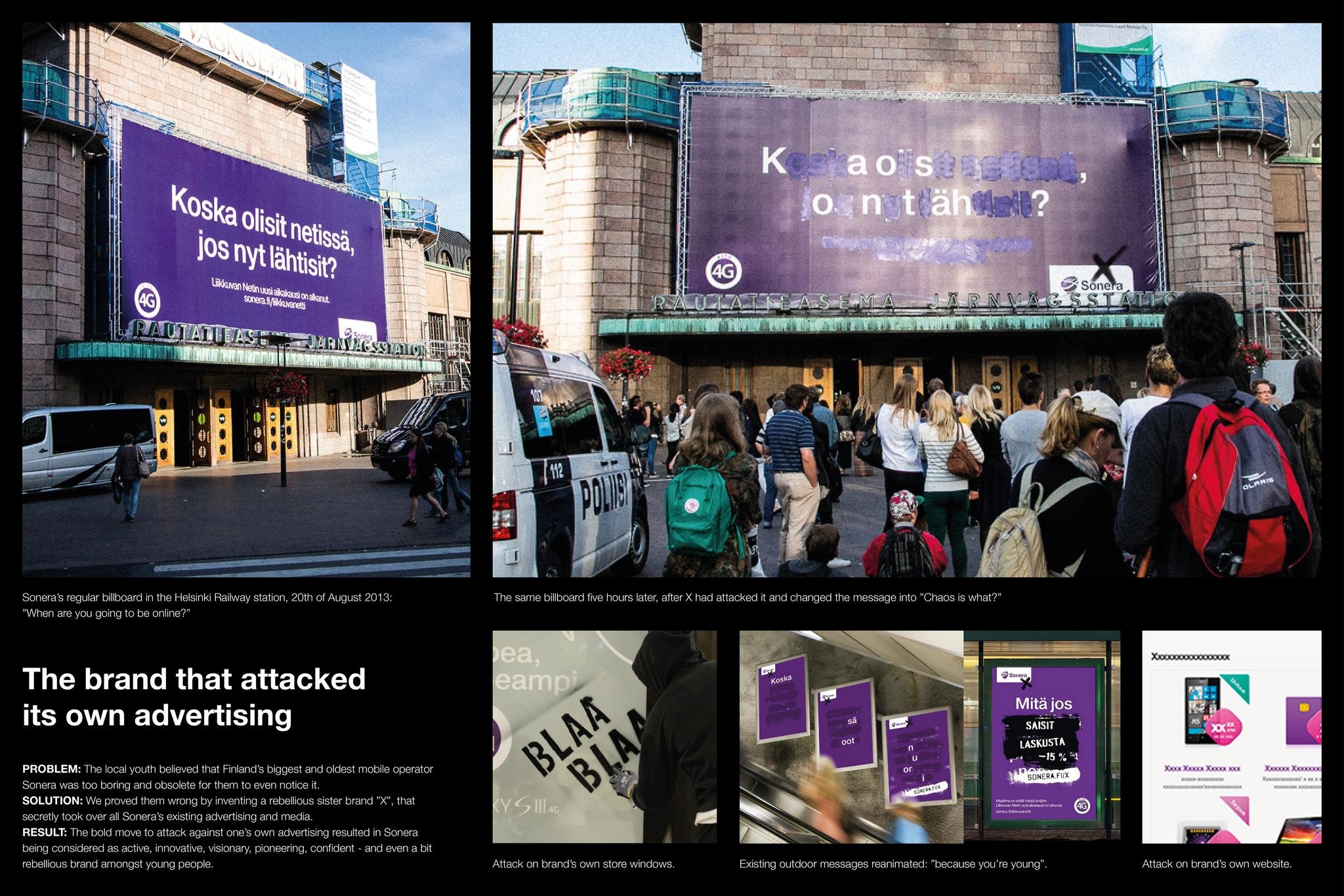 X ATTACK – THE BRAND THAT ATTACKED ITS OWN ADVERTISING