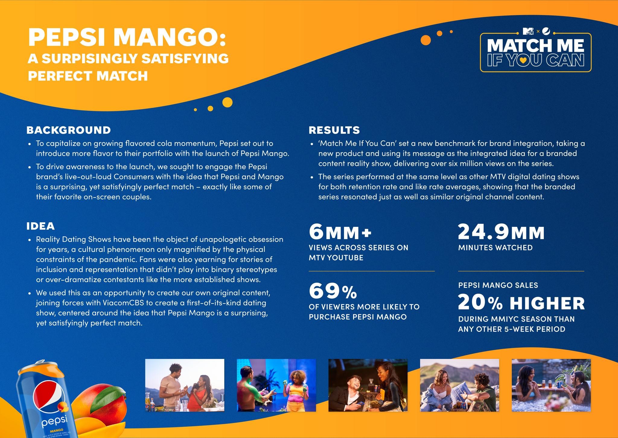 Pepsi Mango: Match Me If You Can