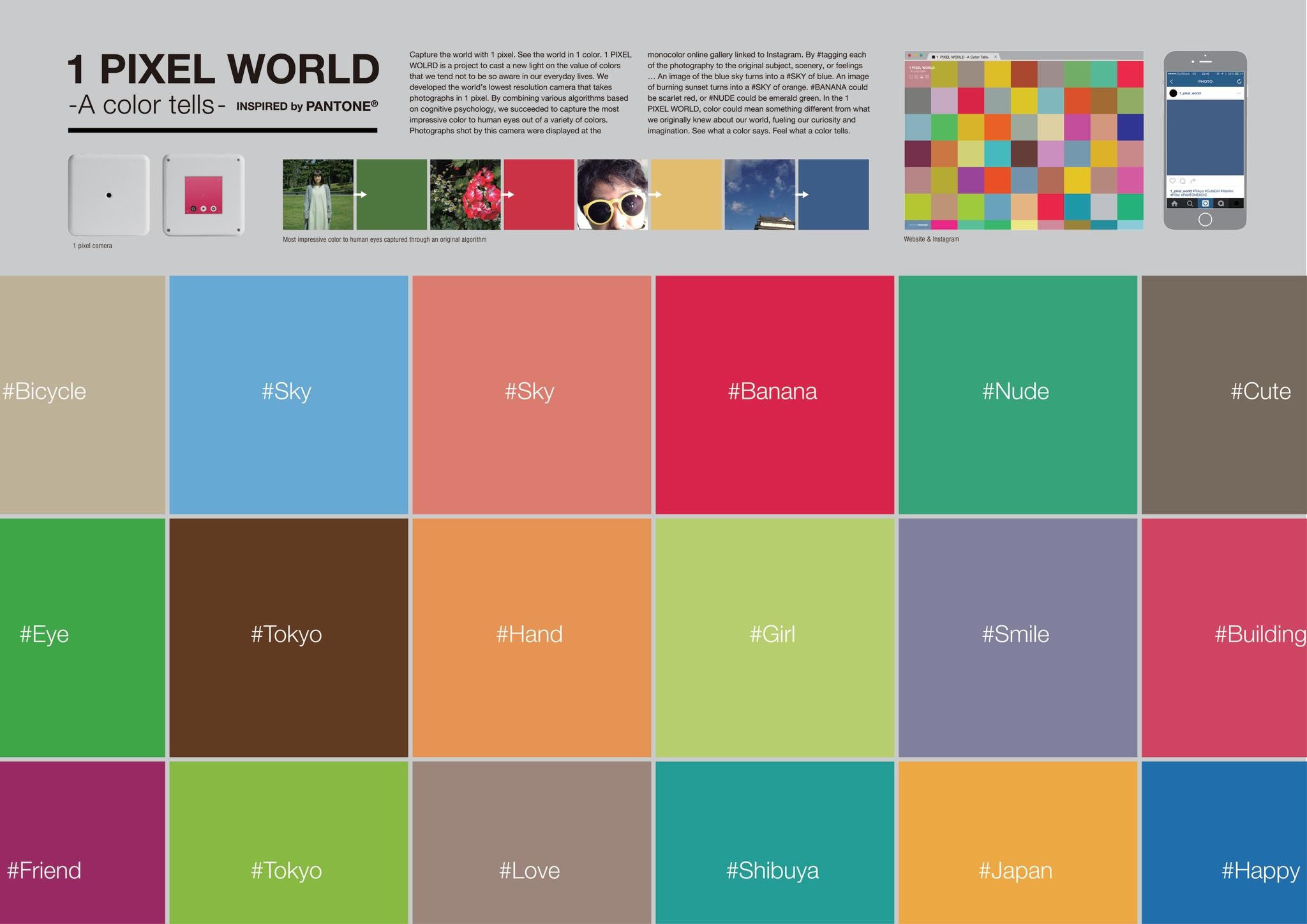 1 PIXEL WORLD -A color tells-