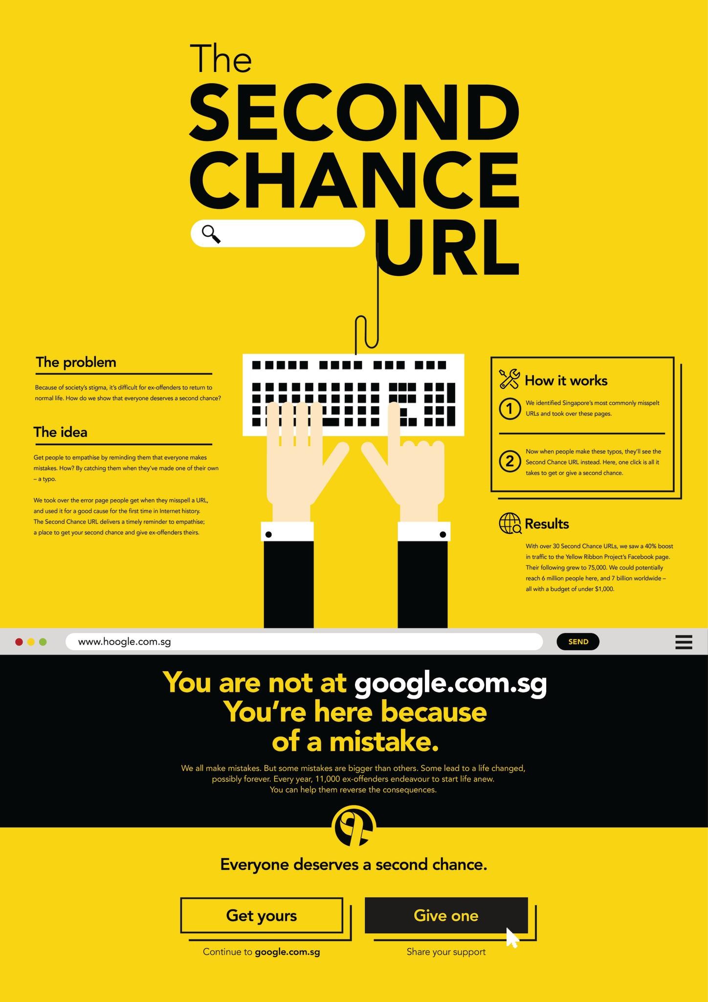 THE SECOND CHANCE URL