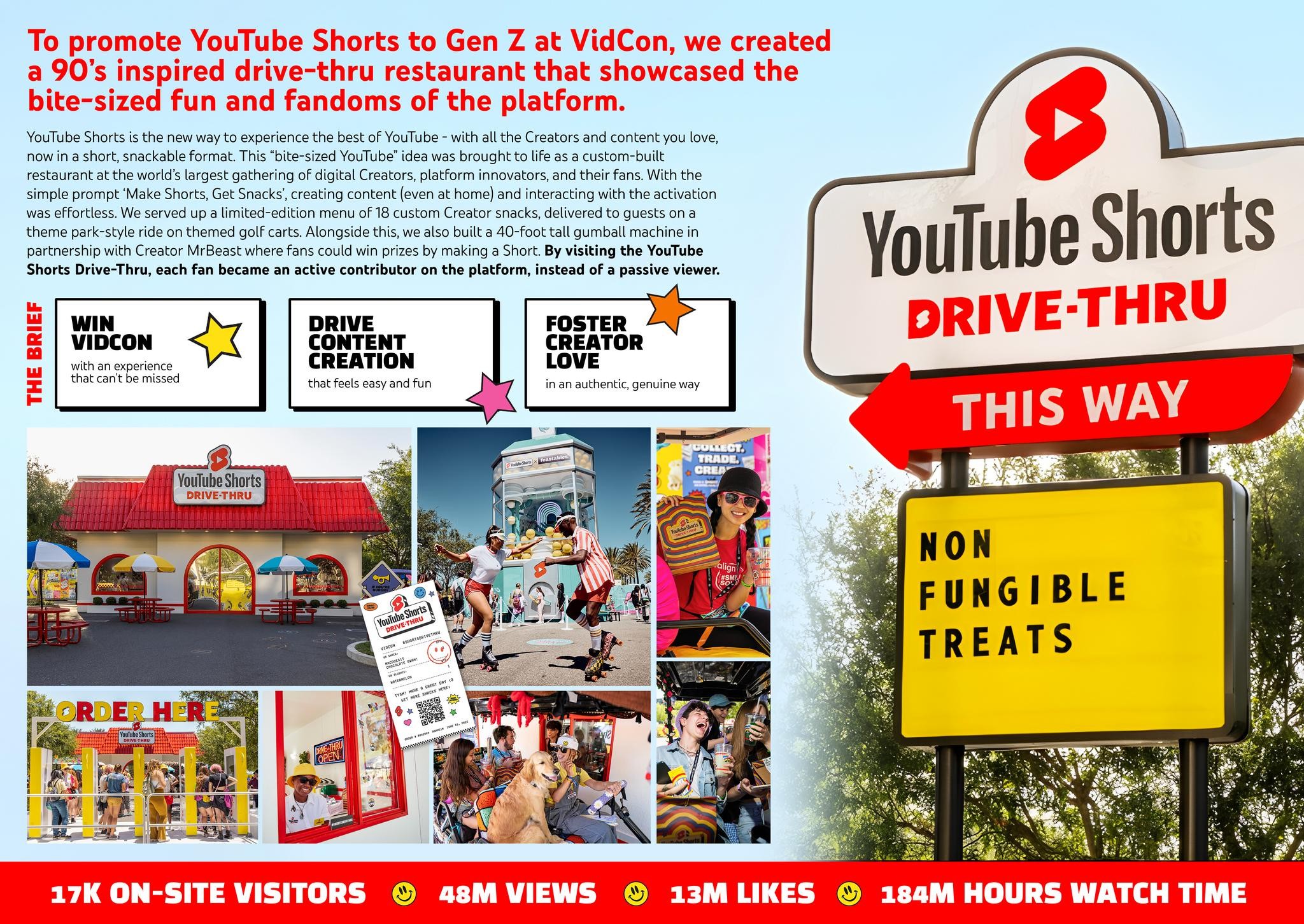 YouTube Shorts Drive-Thru at VidCon