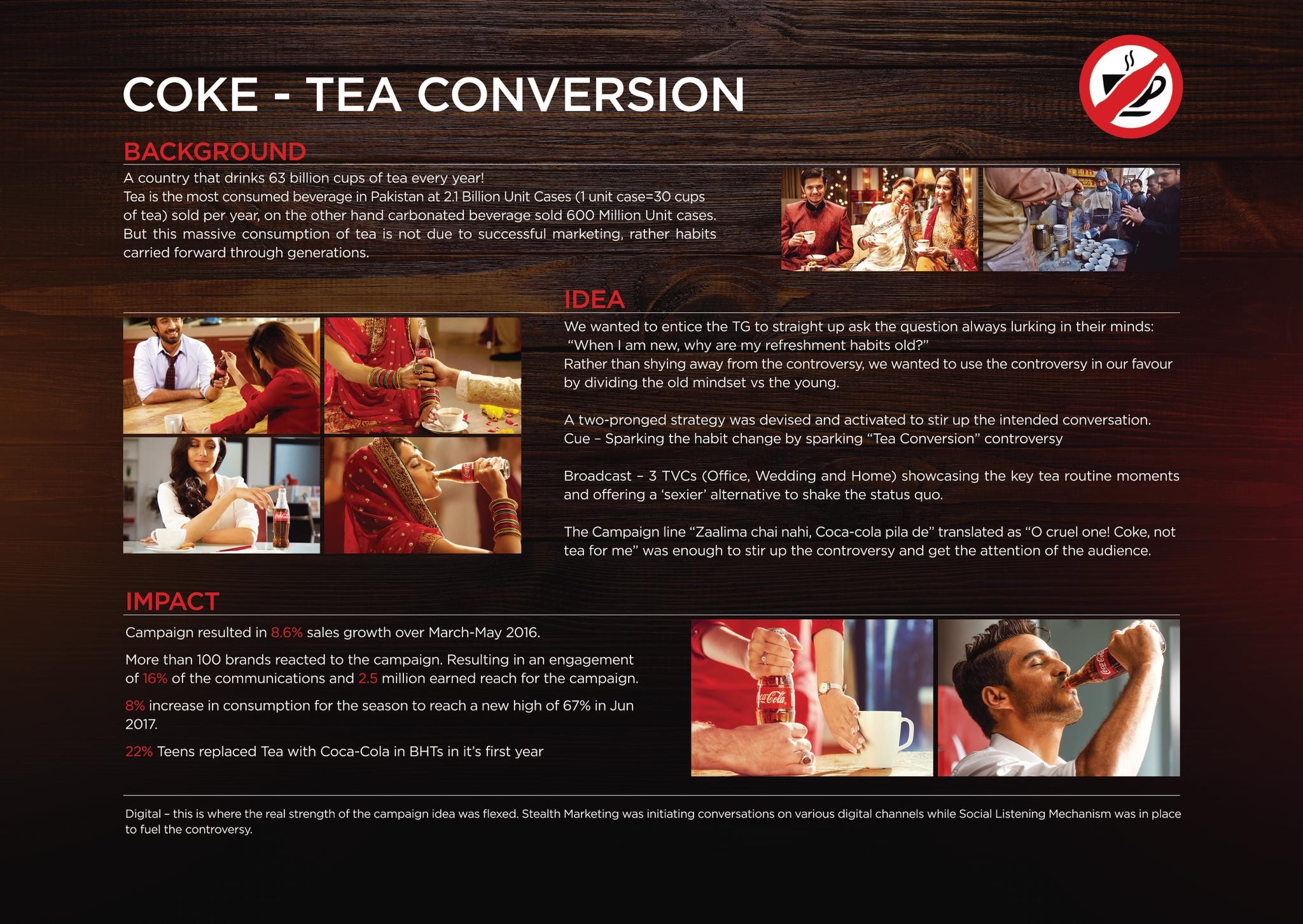 Coke - Tea campaign