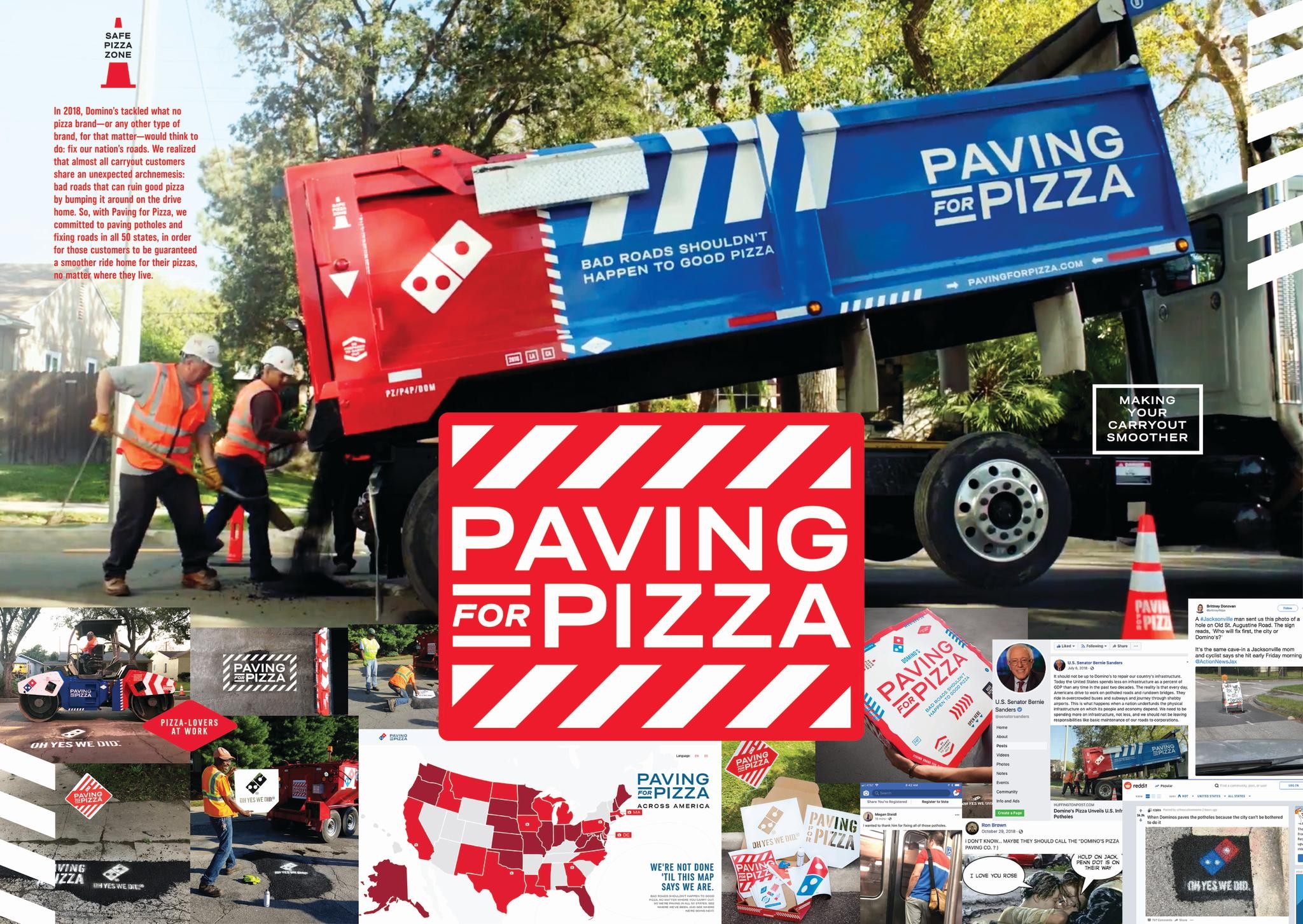 PAVING FOR PIZZA