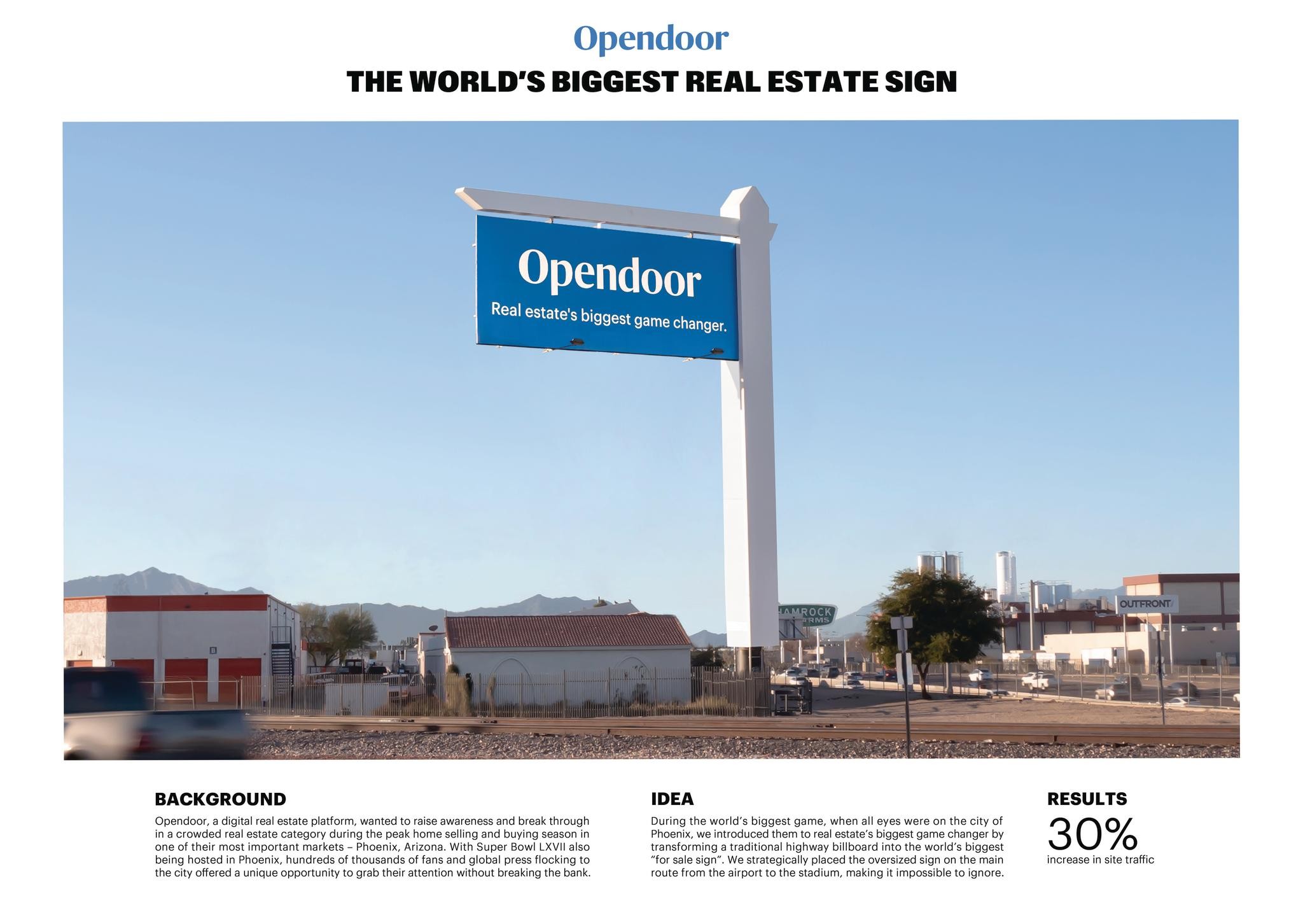 The World’s Biggest Real Estate Sign