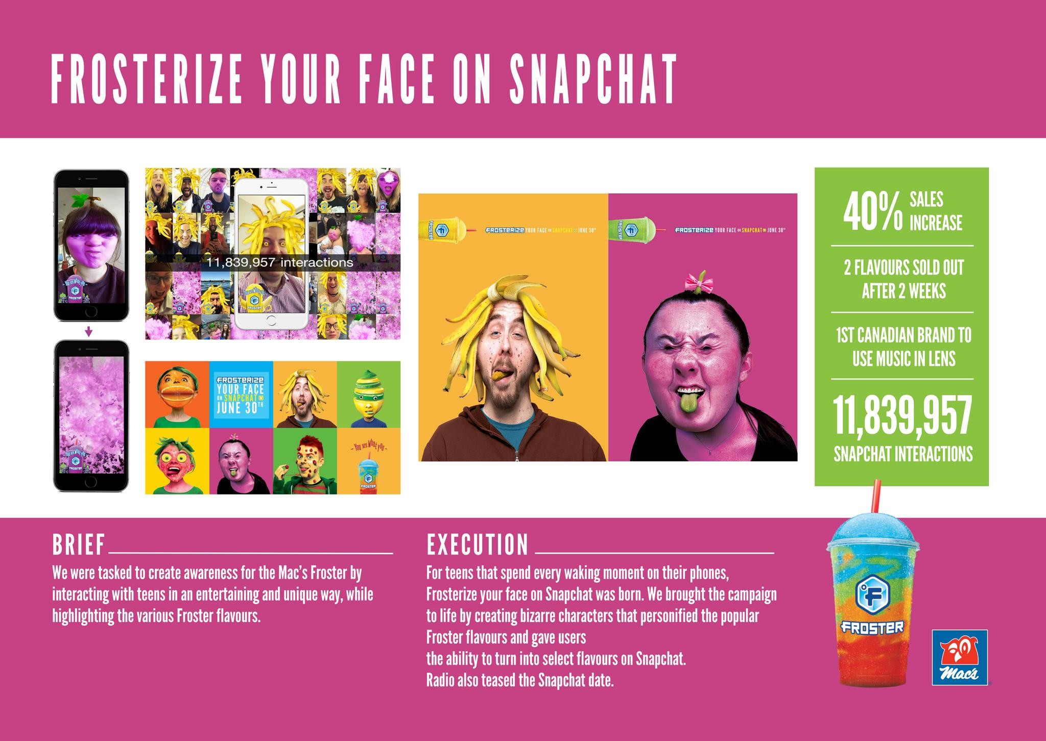 Frosterize Your Face on Snapchat